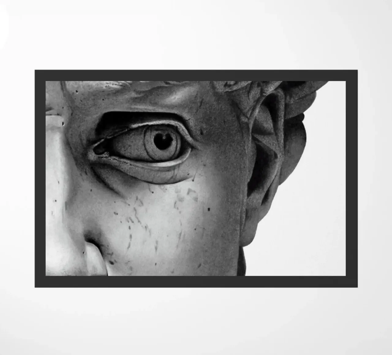 Michelangelo - DAVID deurmat van Trending Art Company