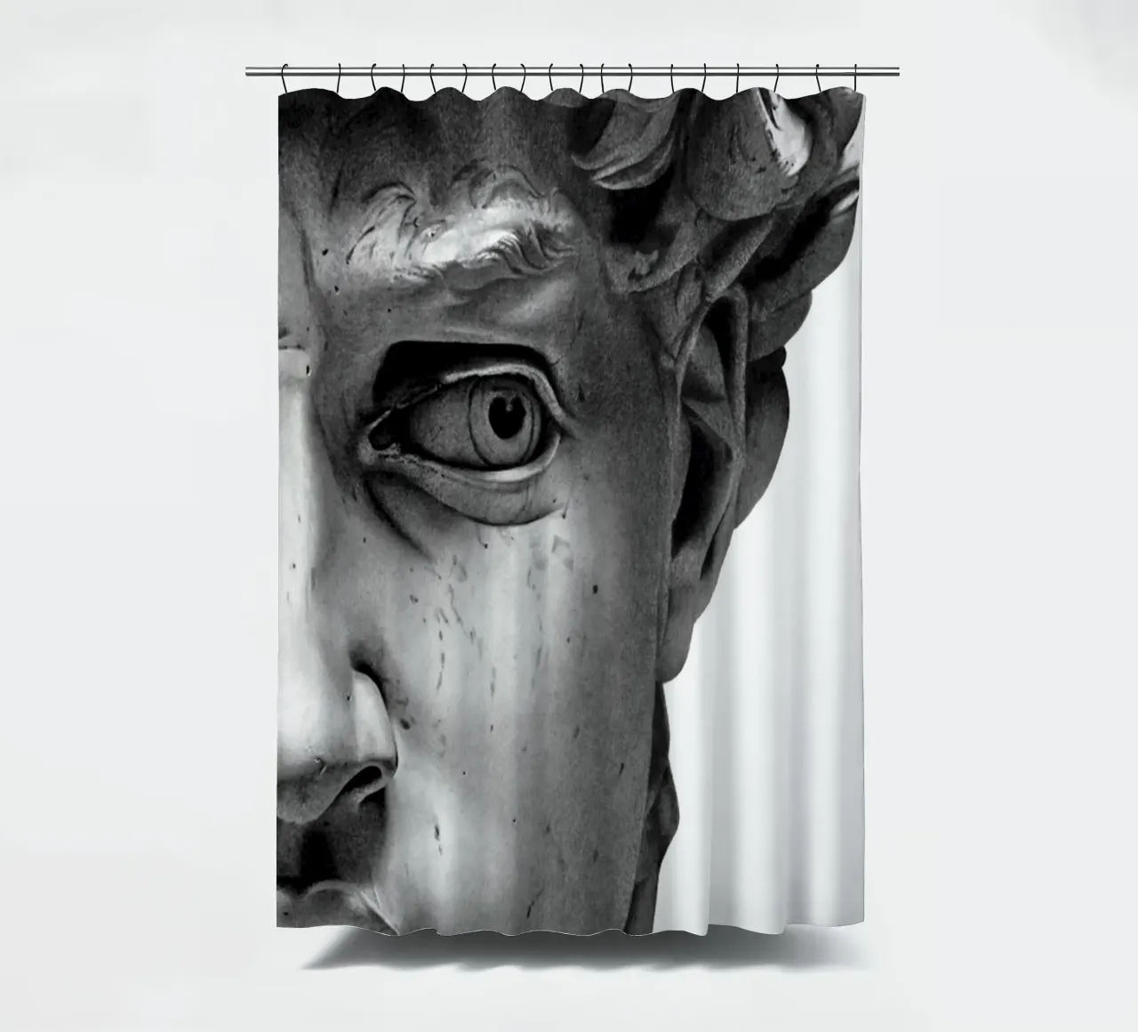 Michelangelo - DAVID tenda da doccia da Trending Art Company