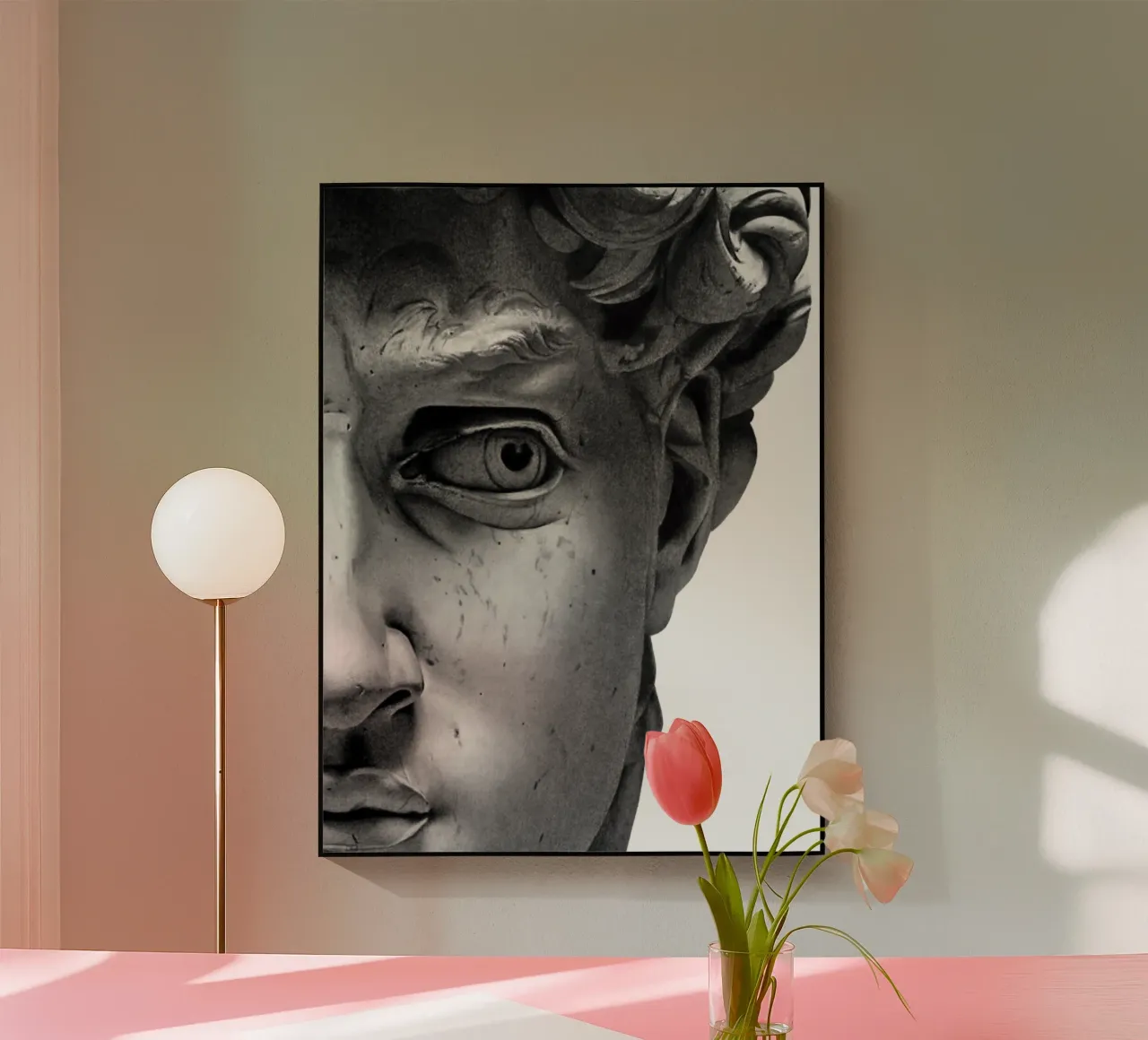 Michelangelo - DAVID plexiglass da Trending Art Company