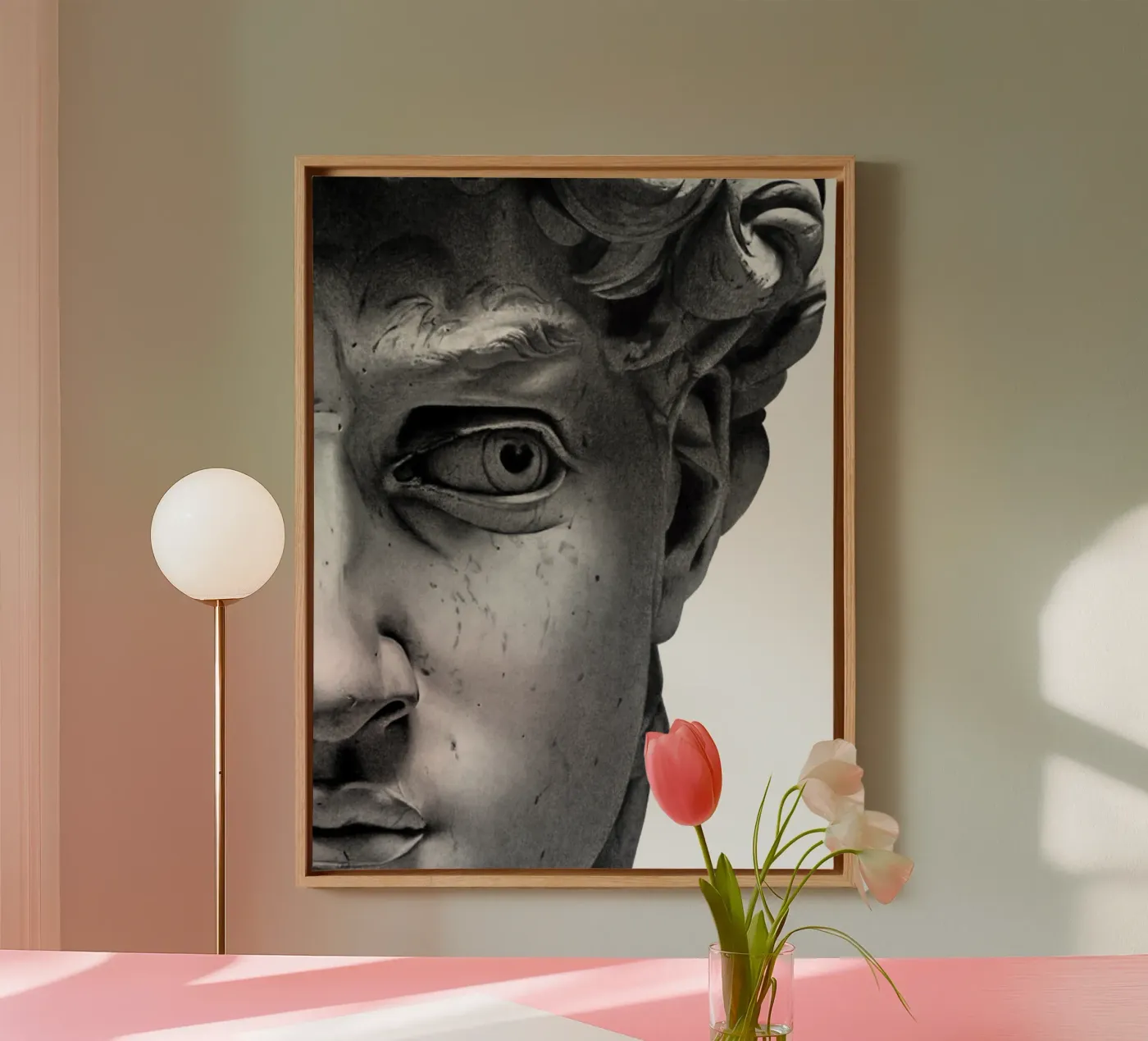 Michelangelo - DAVID tela da Trending Art Company