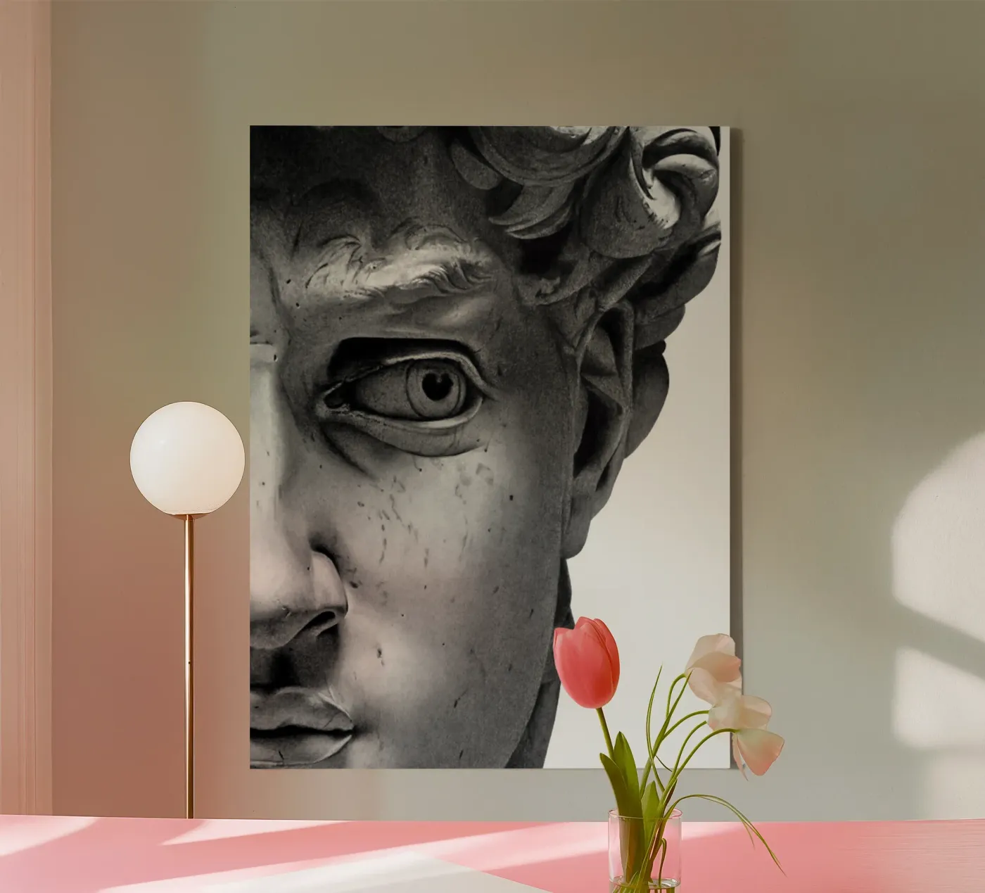 Michelangelo - DAVID tela da Trending Art Company