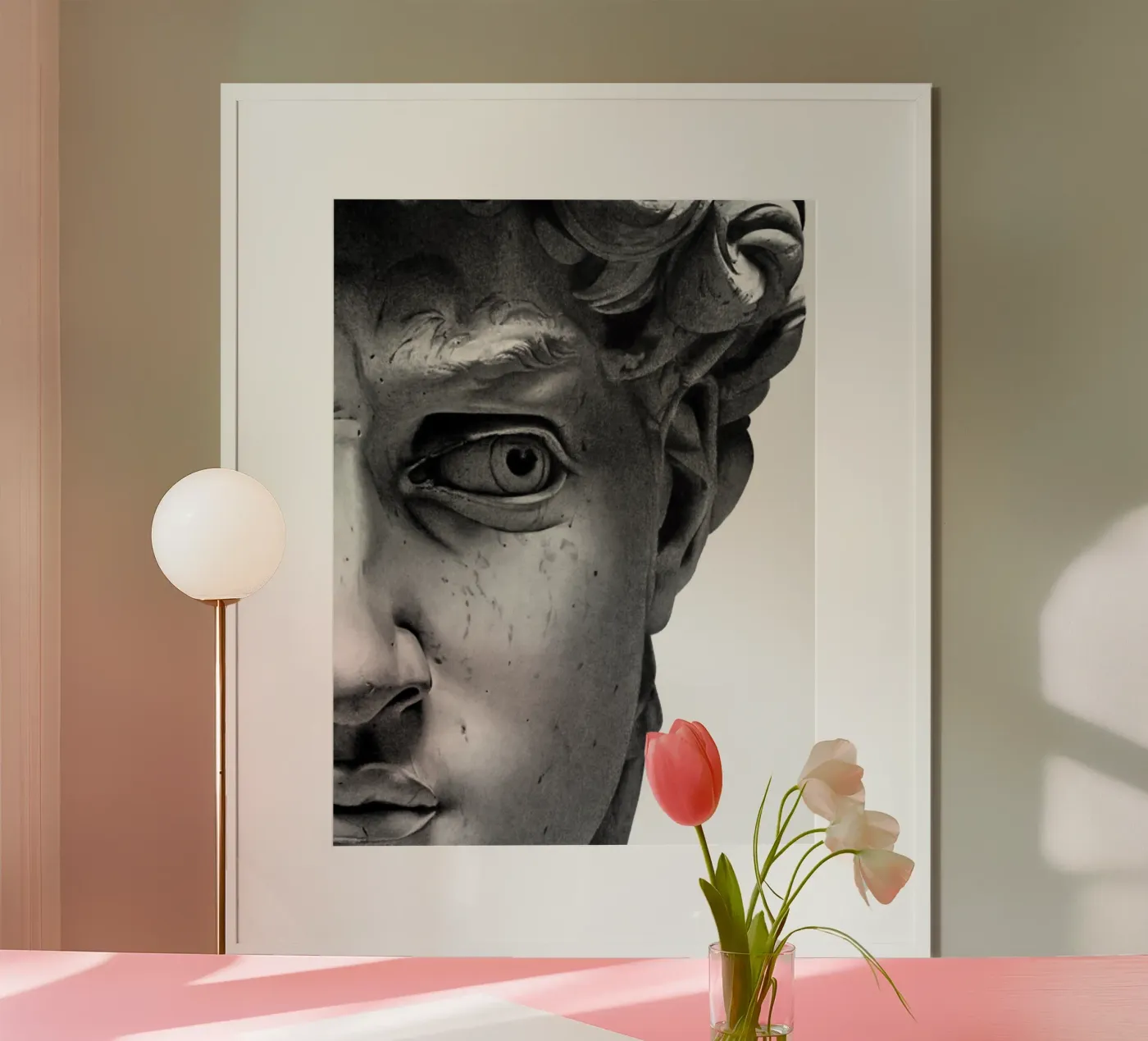 Michelangelo - DAVID poster de Trending Art Company
