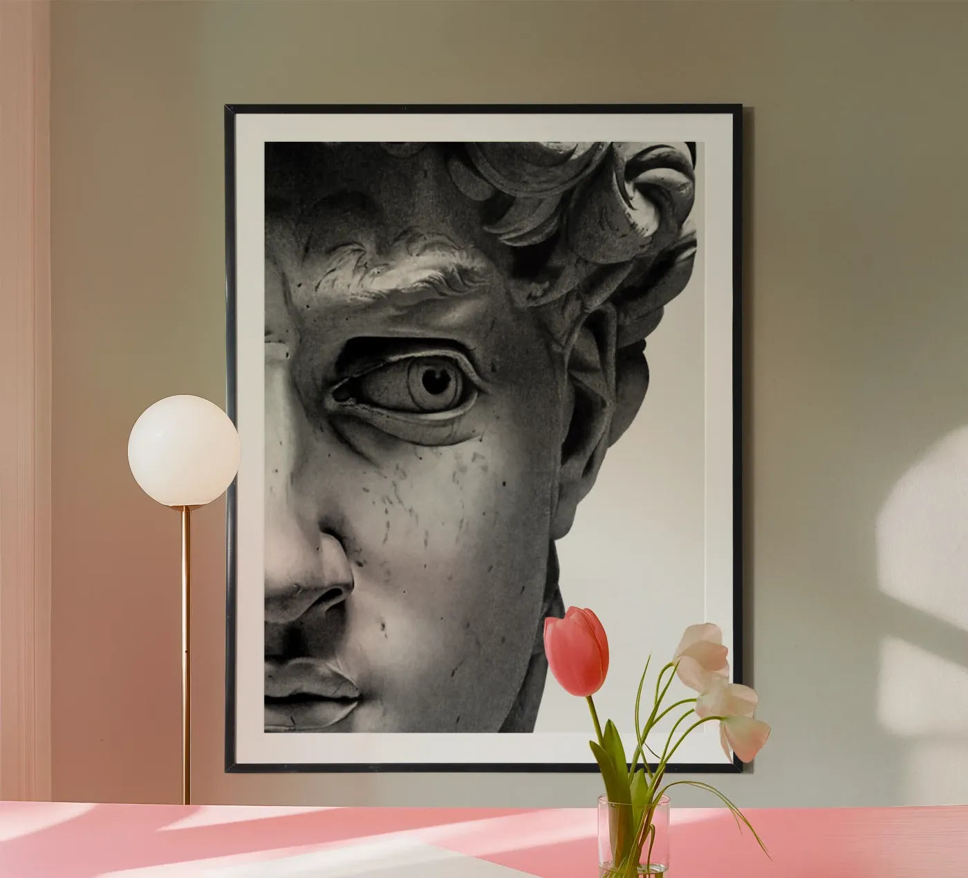 Michelangelo - DAVID poster de Trending Art Company