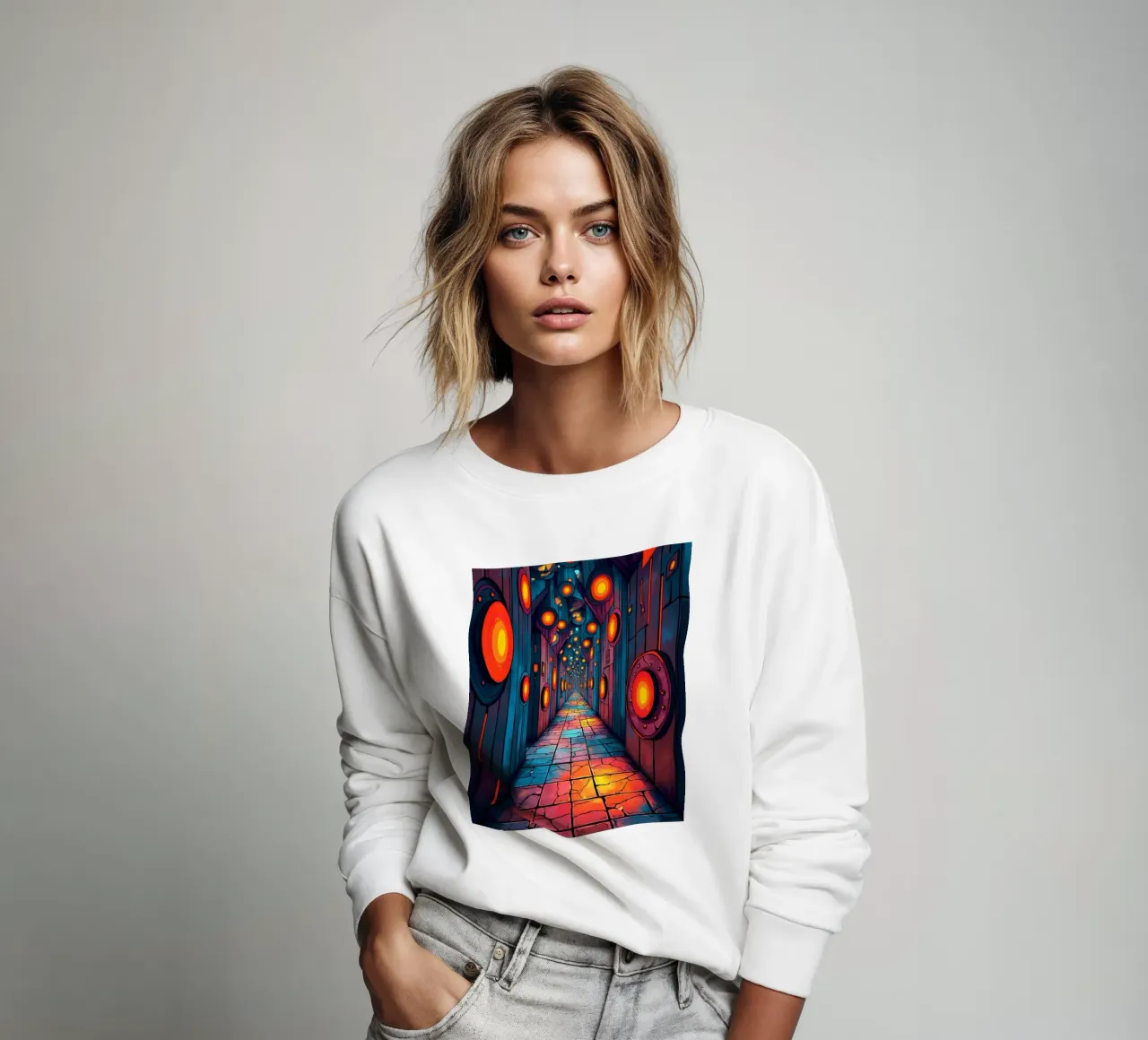 Luce e colore felpa da CASTILO