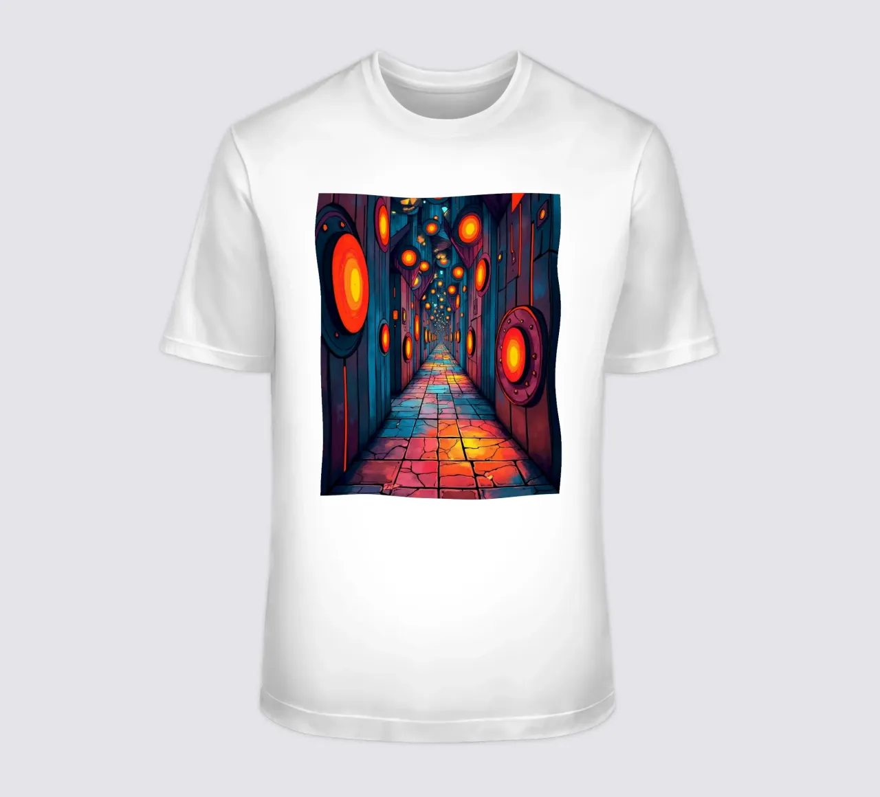 Light and colour t-shirt by CASTILO
