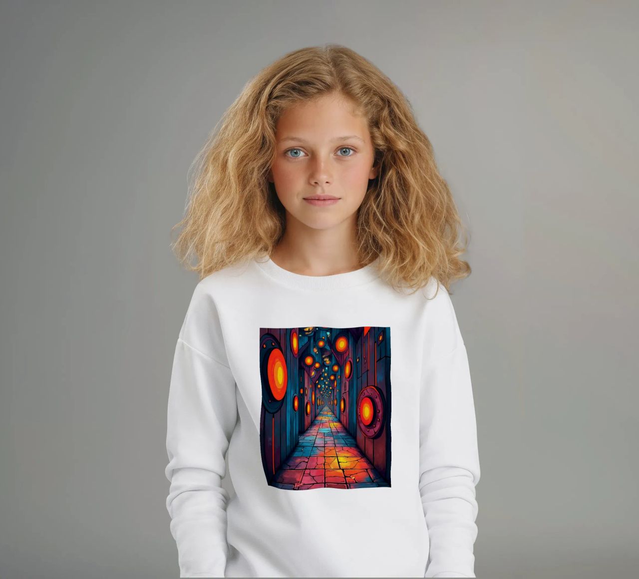 Luce e colore felpa bambino da CASTILO