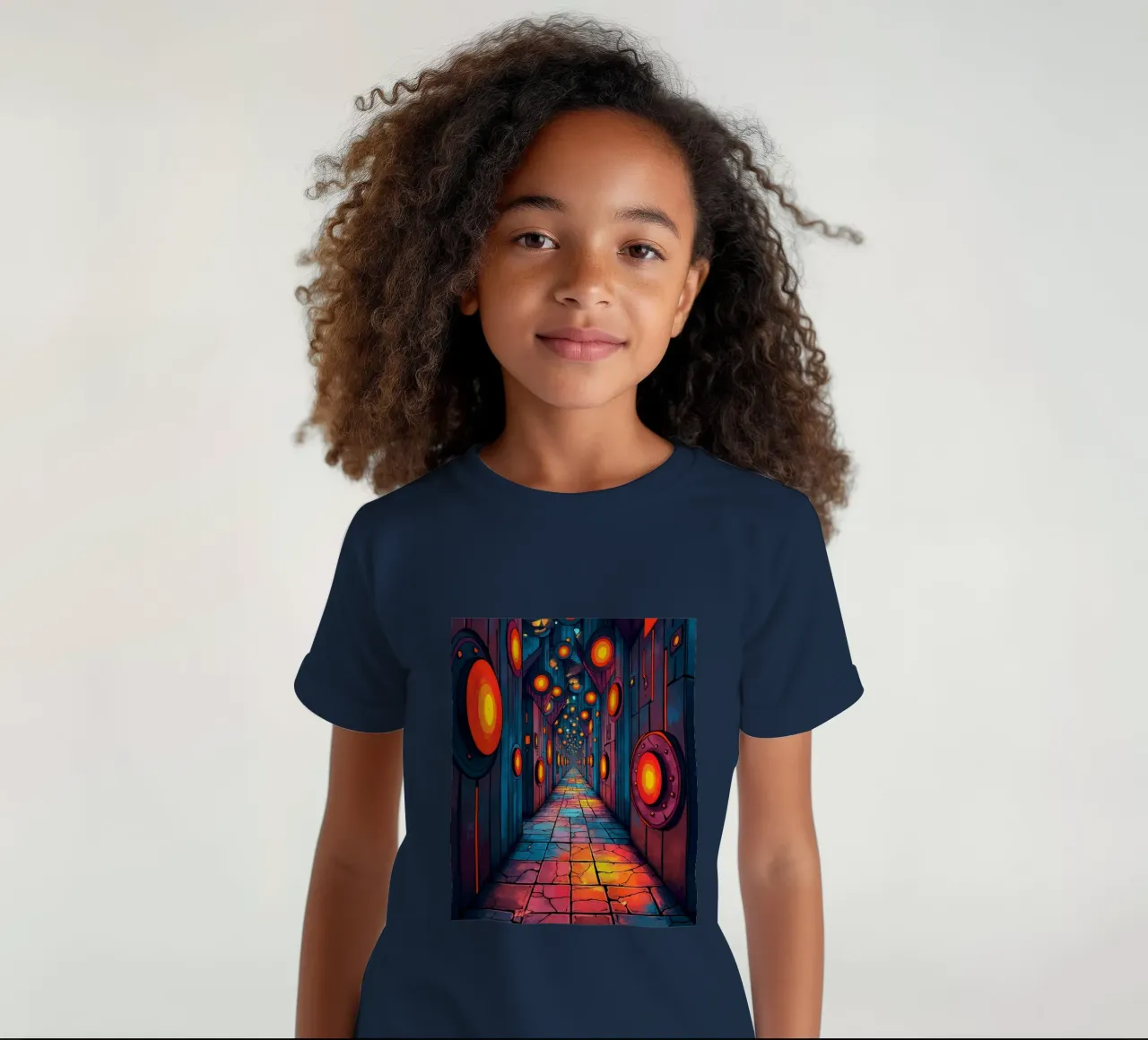 Luce e colore t-shirt bambini da CASTILO