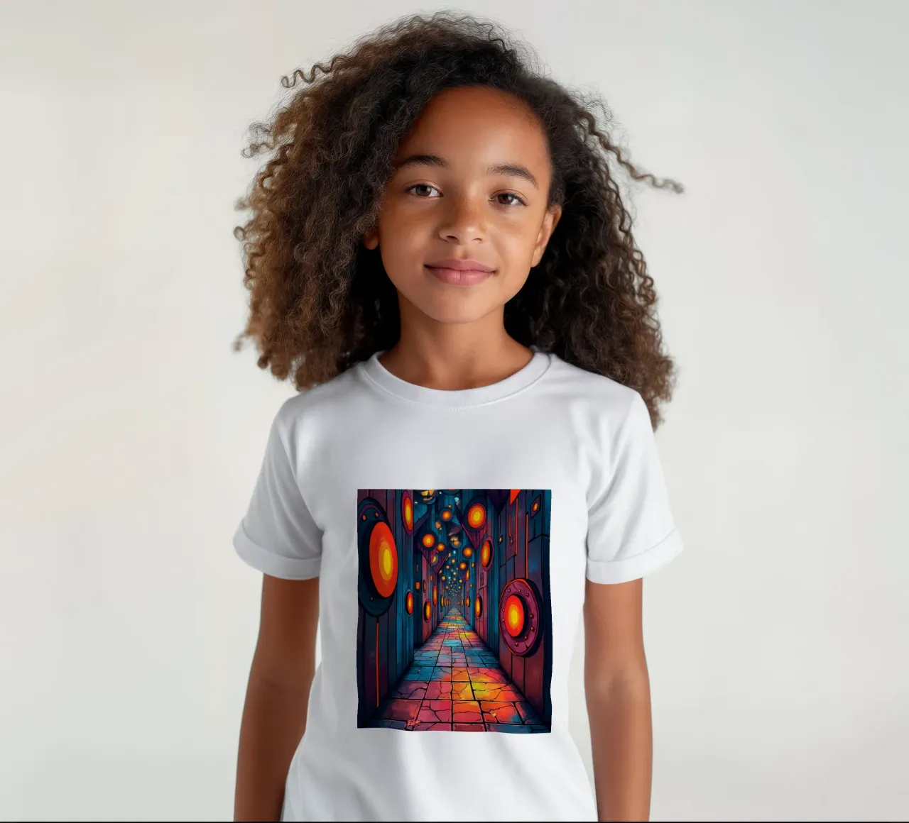 Luce e colore t-shirt bambini da CASTILO