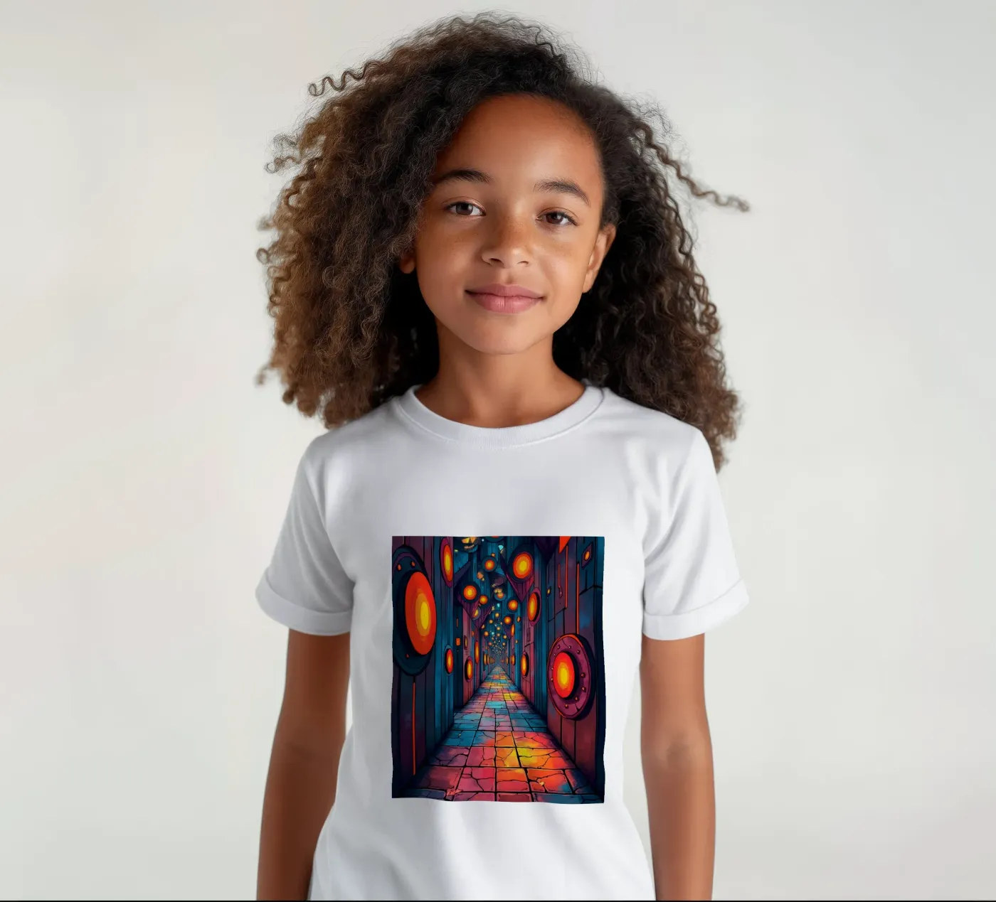 Licht en kleur kinder t-shirt van CASTILO