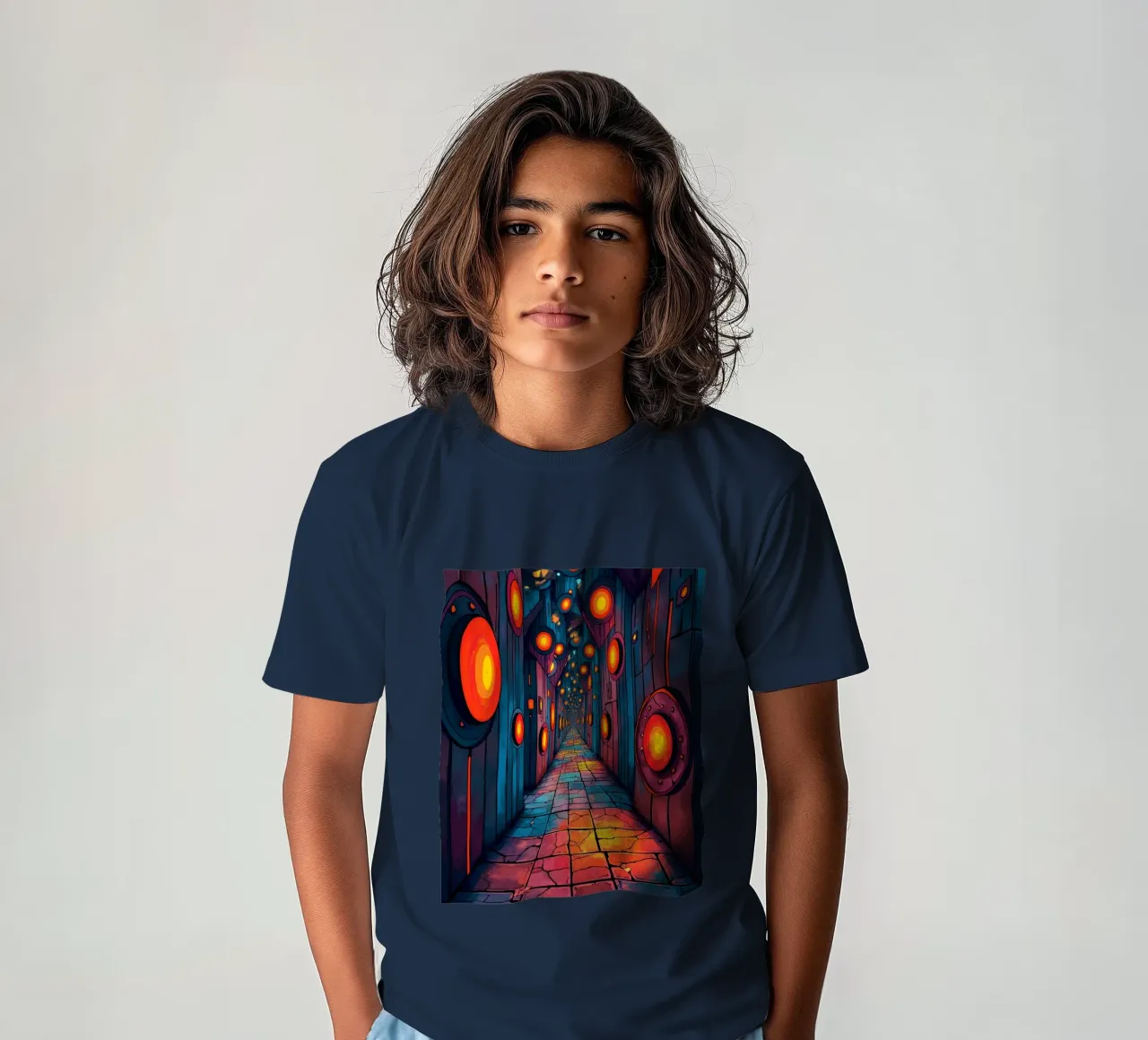 Luce e colore t-shirt bambini da CASTILO