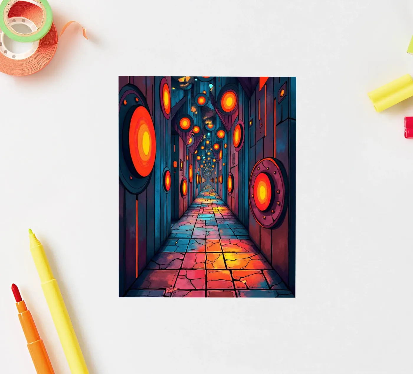 Luce e colore adesivo da CASTILO