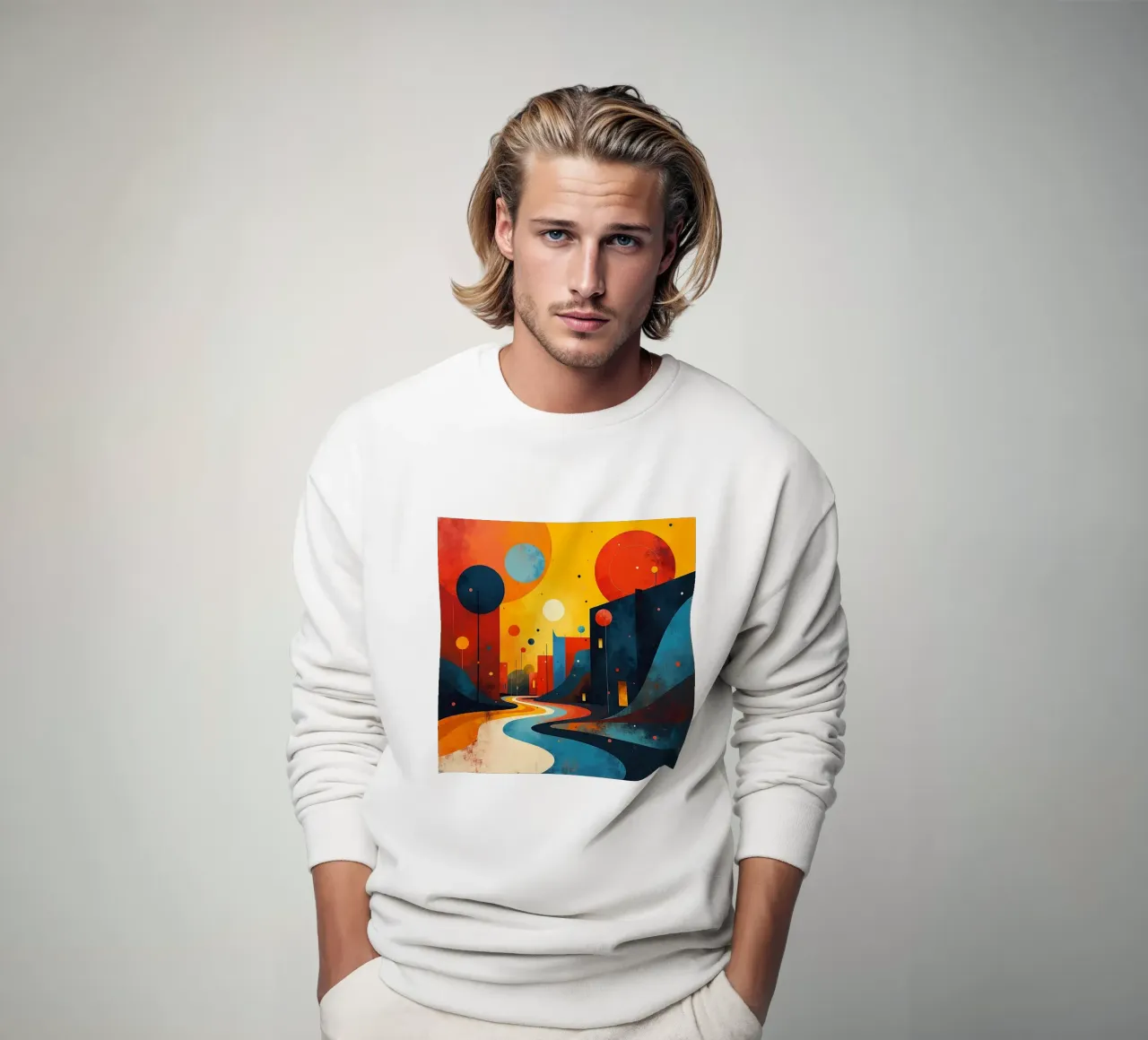 Rijk aan rondingen sweatshirt van CASTILO