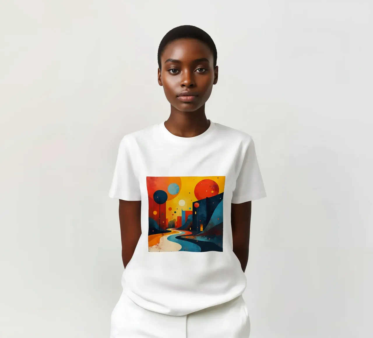 Ricco di curve t-shirt da CASTILO