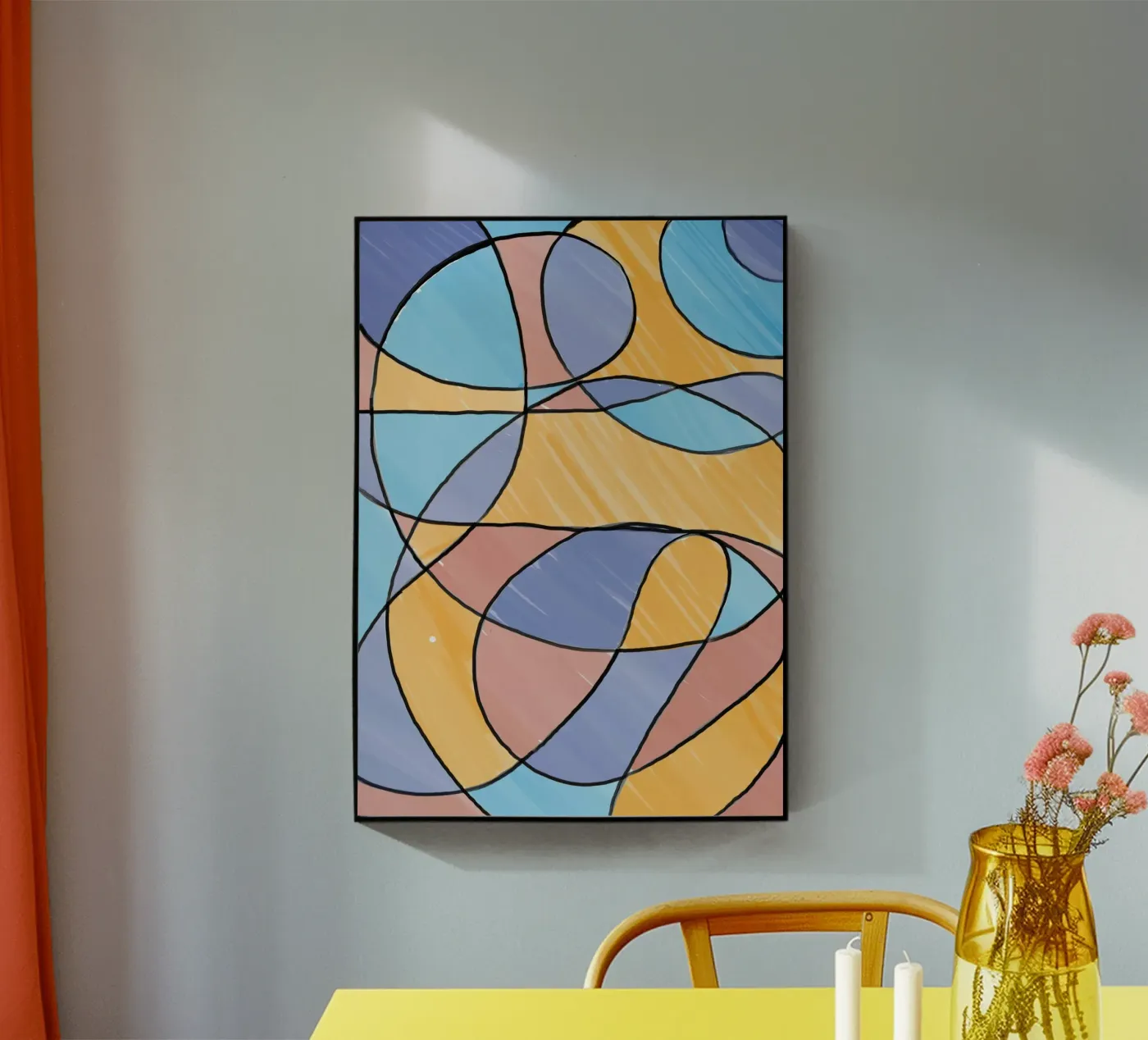 Structure acryl van KussisKunst