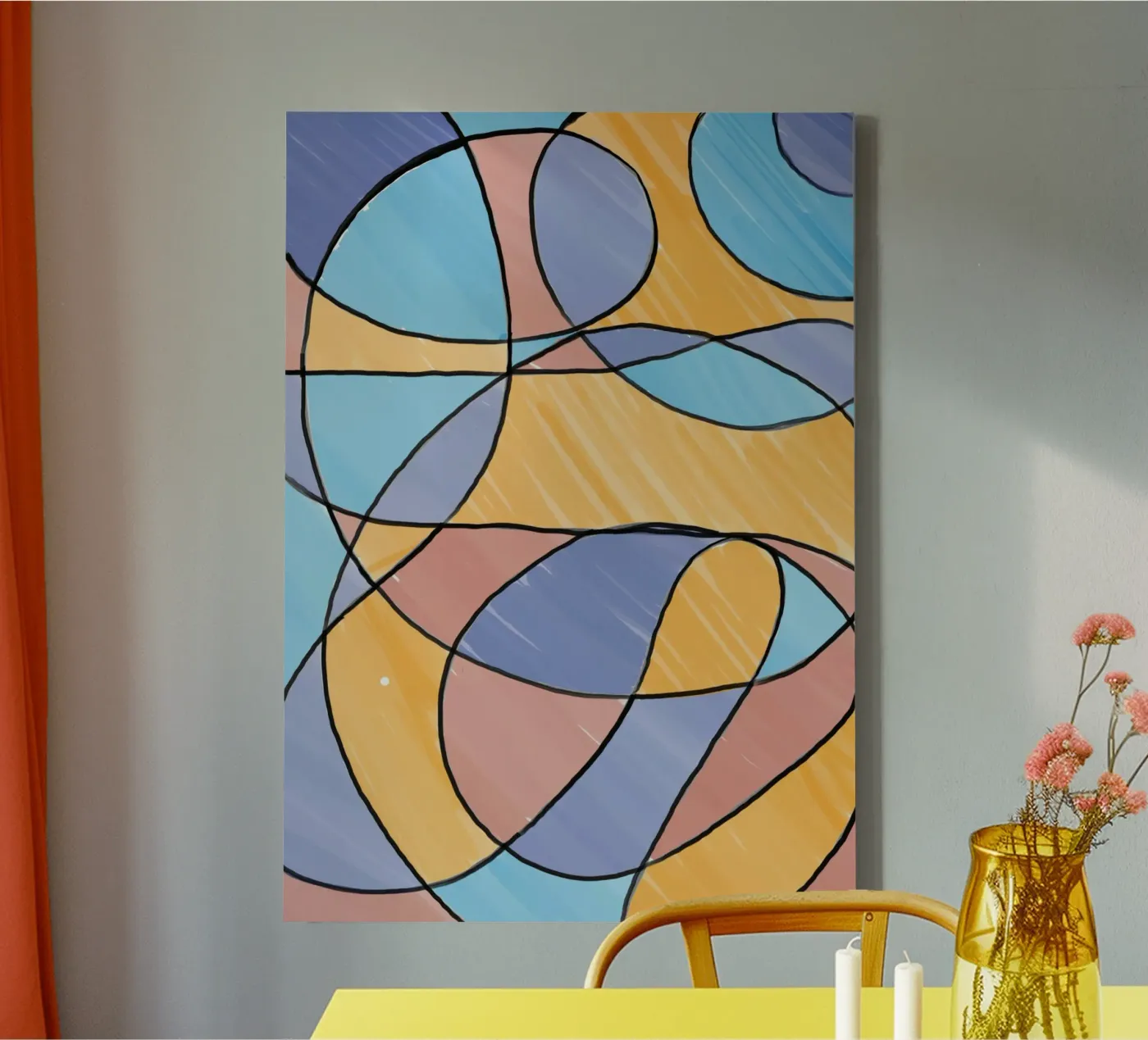 Structure canvas van KussisKunst