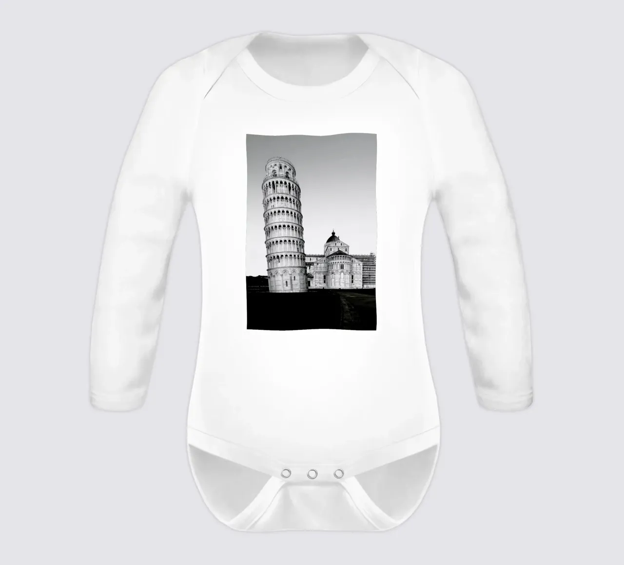Pisa - Torre Di Pisa Langarm Babybody von Håggard Photography | Ronny Behnert