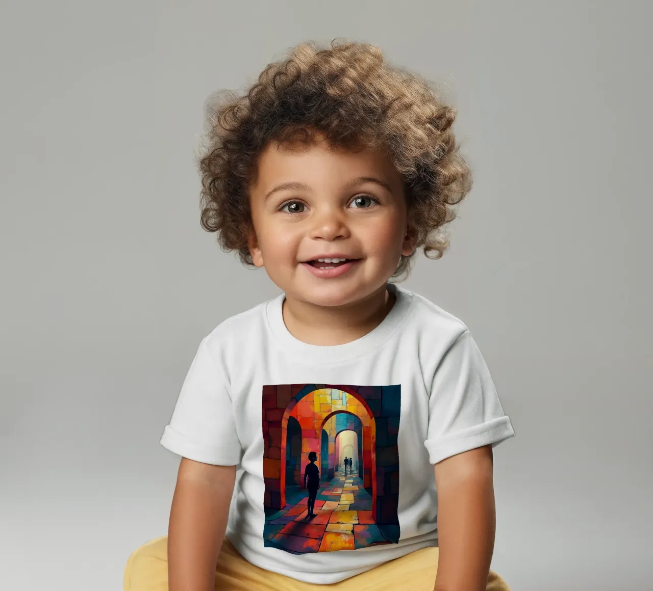 Work of art baby t-shirt by CASTILO