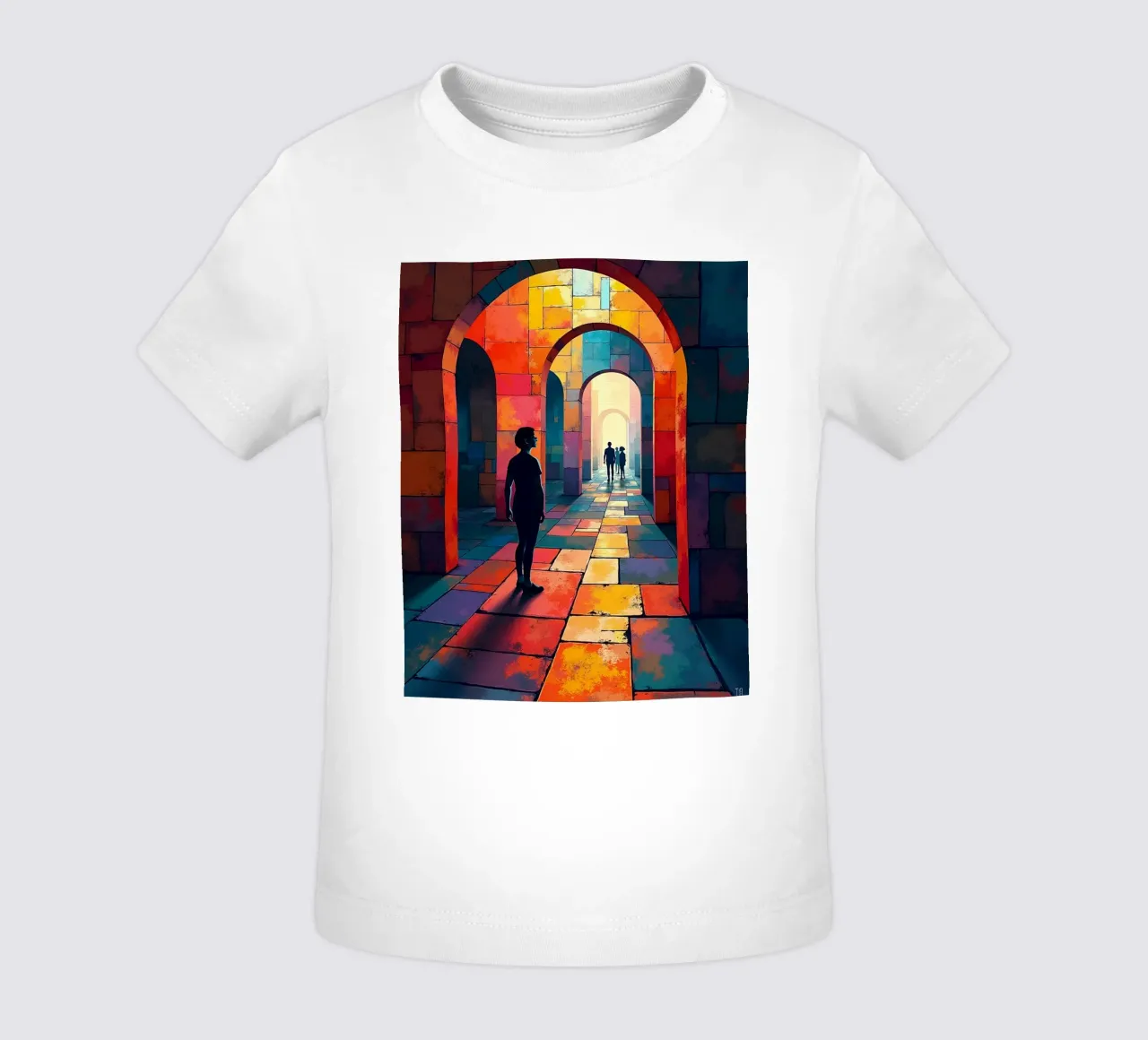 Work of art baby t-shirt by CASTILO