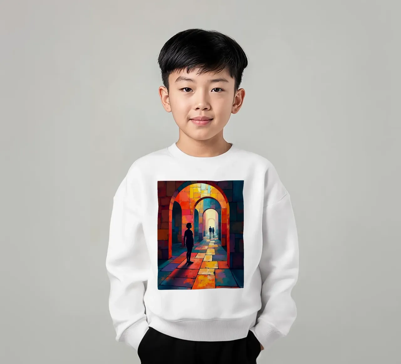 Work of art kids sweatshirt by CASTILO