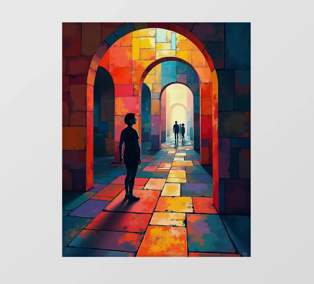 Opera d'arte telo in pvc da CASTILO
