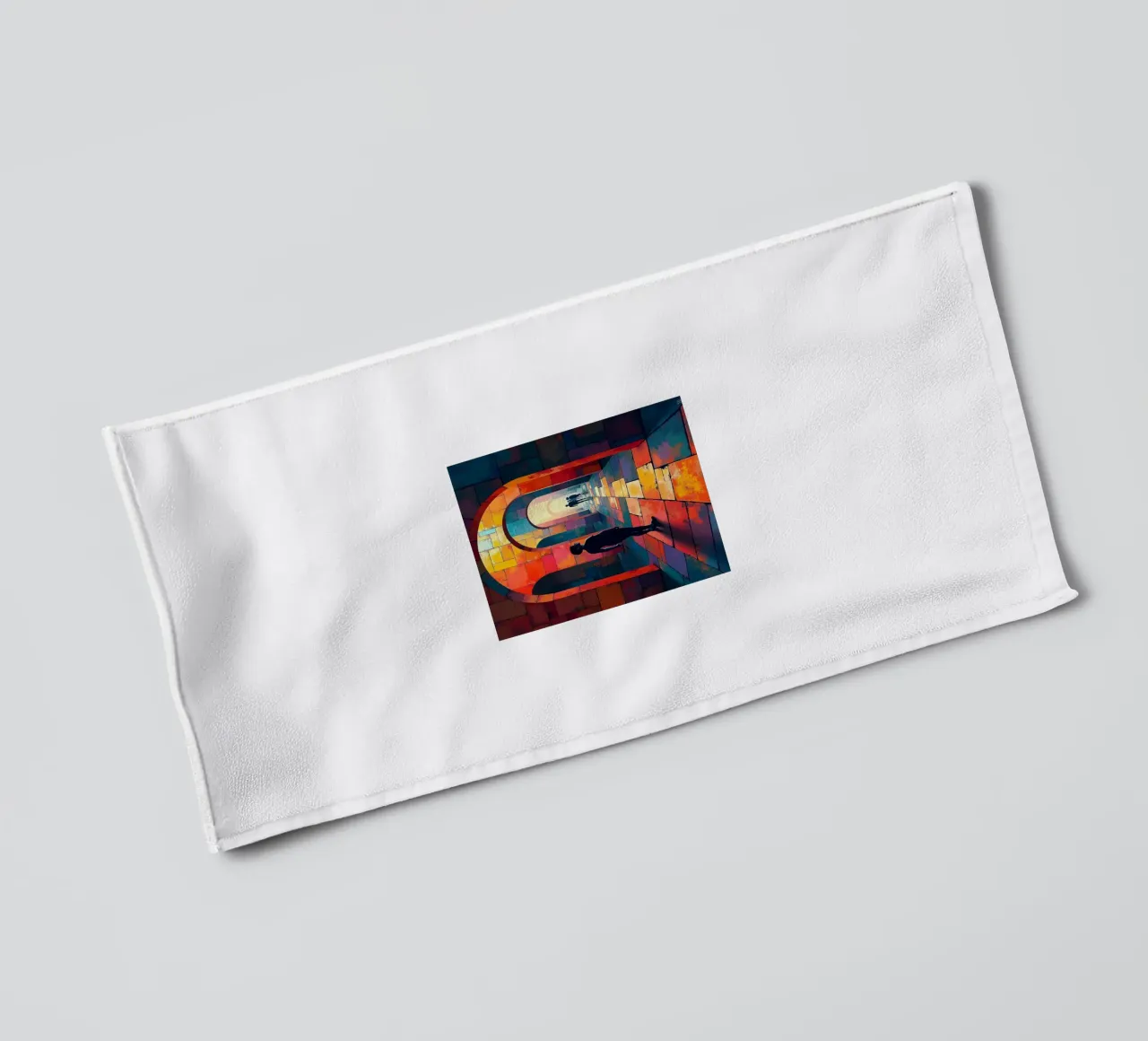 Work of art towel by CASTILO
