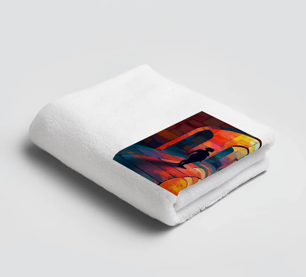 Work of art towel by CASTILO