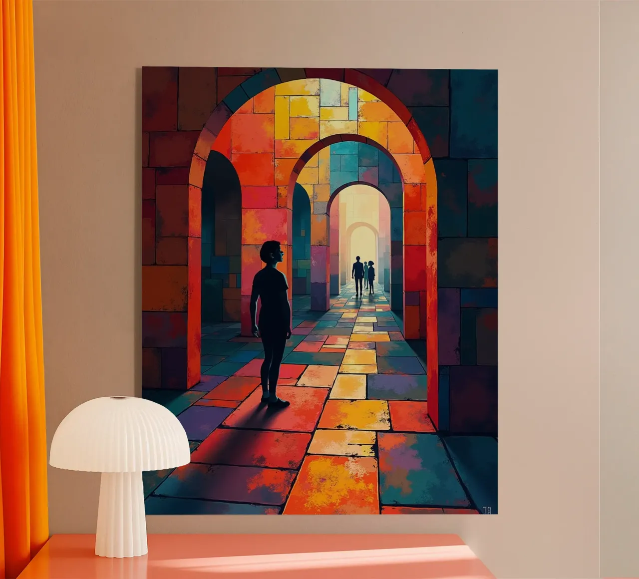 Work of art acrylic glass by CASTILO