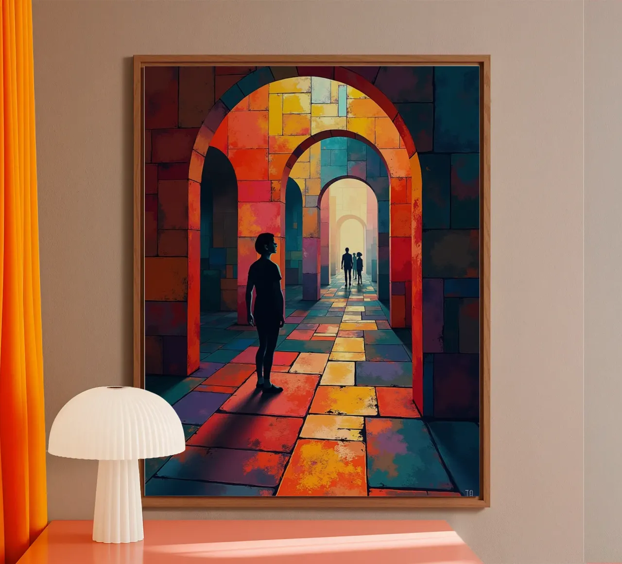Opera d'arte alluminio dibond da CASTILO