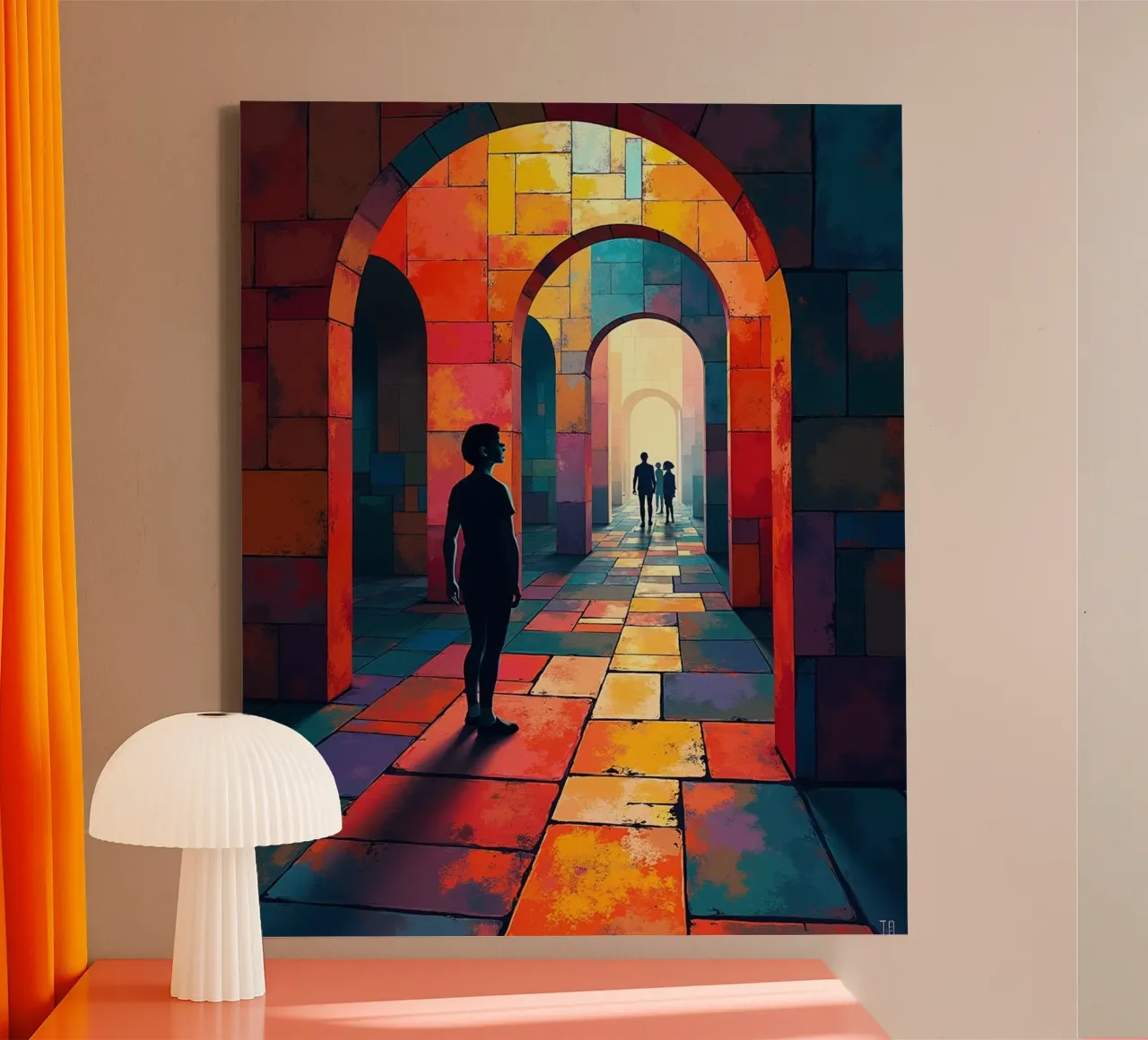 Work of art canvas by CASTILO