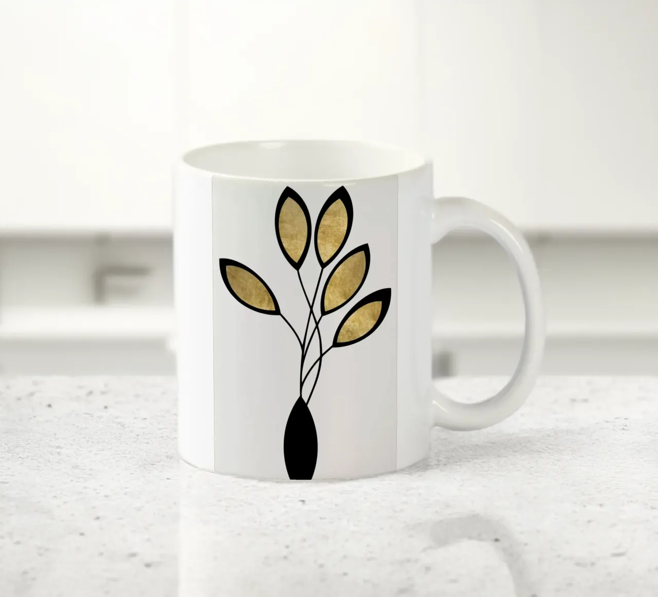 Cinco No.1 tazza in ceramica da Kubistika
