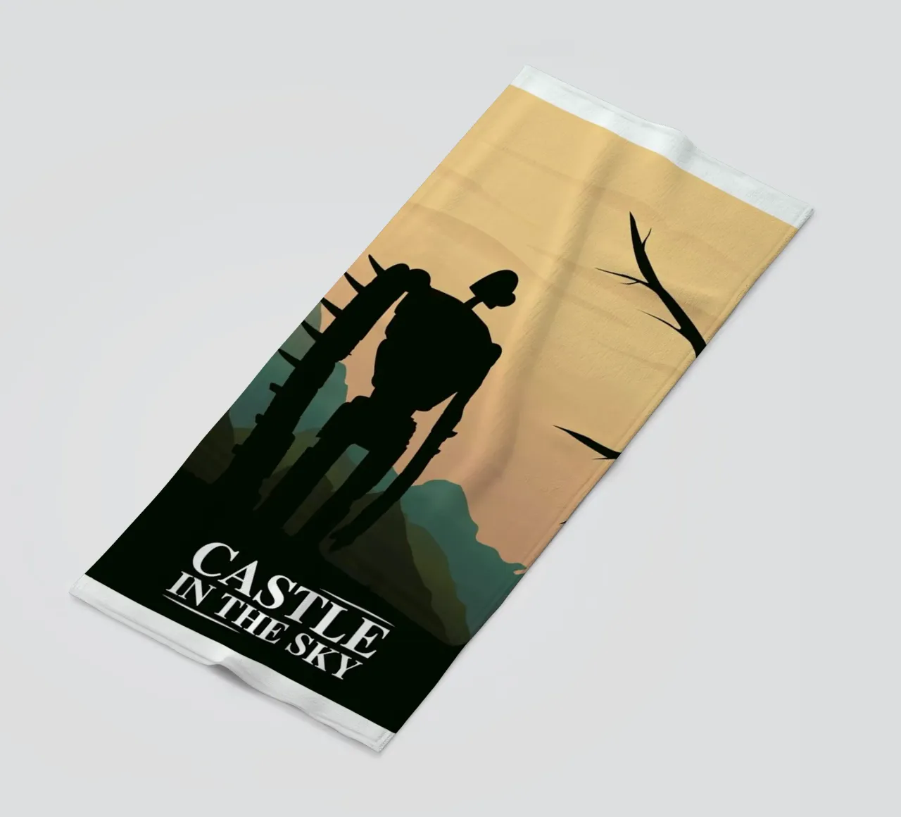Castle in The Sky telo mare da Gallery Print and Art Limited