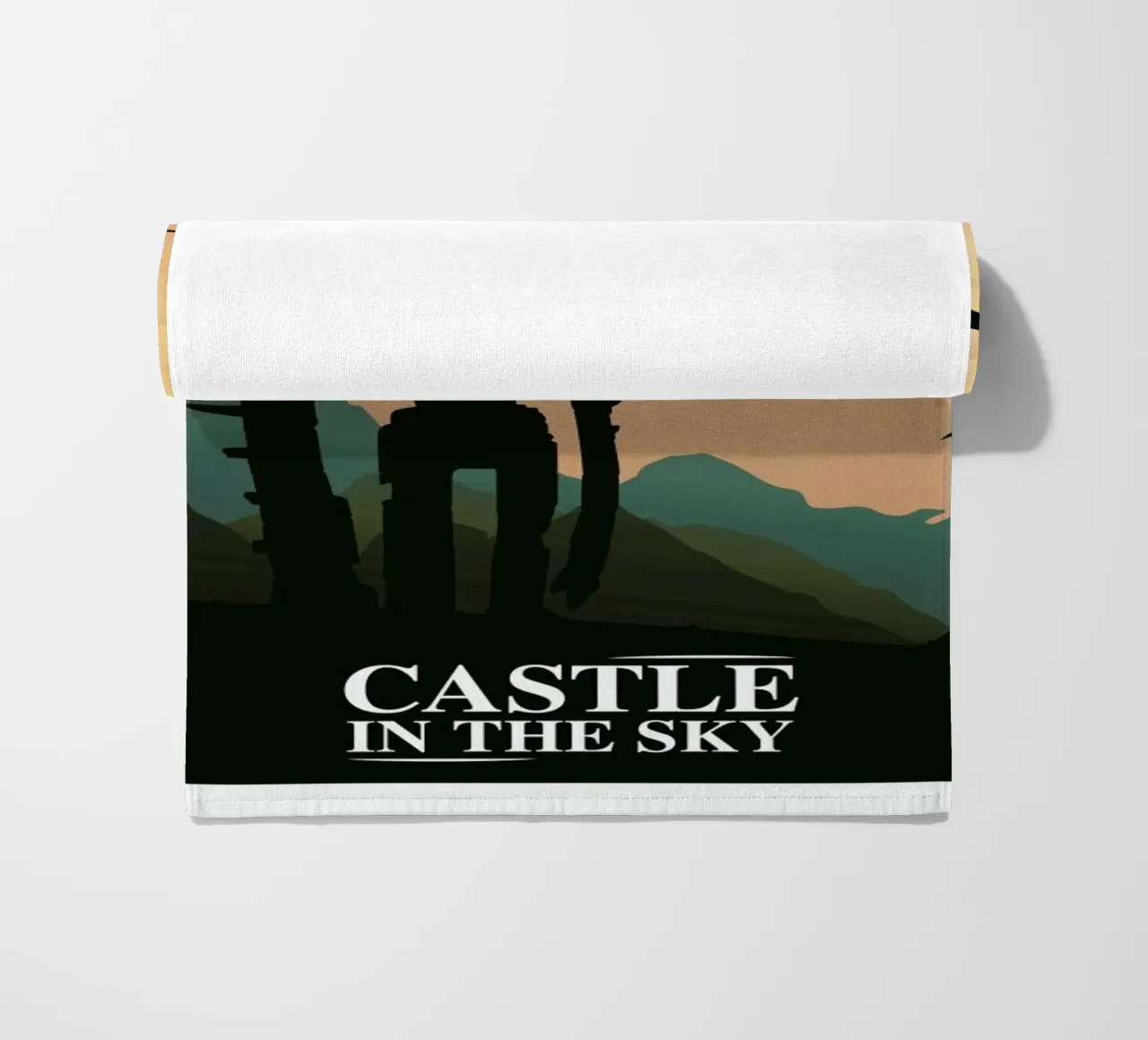 Castle in The Sky telo mare da Gallery Print and Art Limited