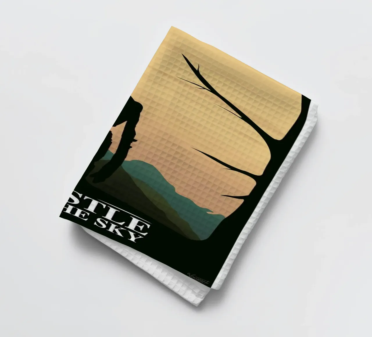 Castle in The Sky canovaccio da cucina da Gallery Print and Art Limited
