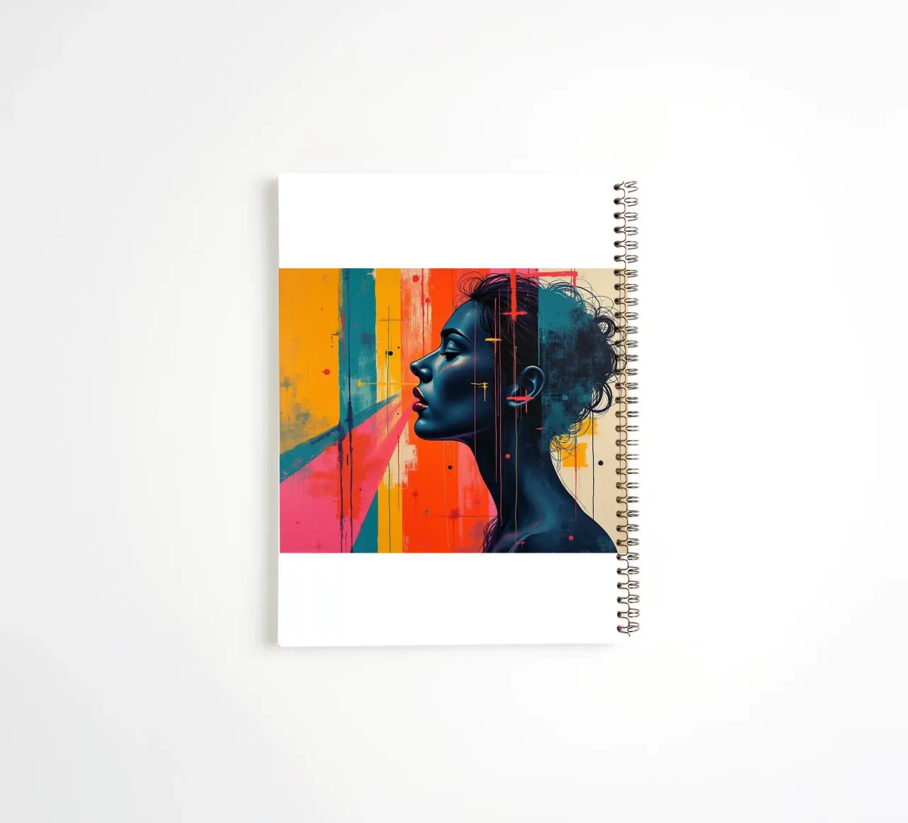 In the shadow of the light spiral notebook by CASTILO