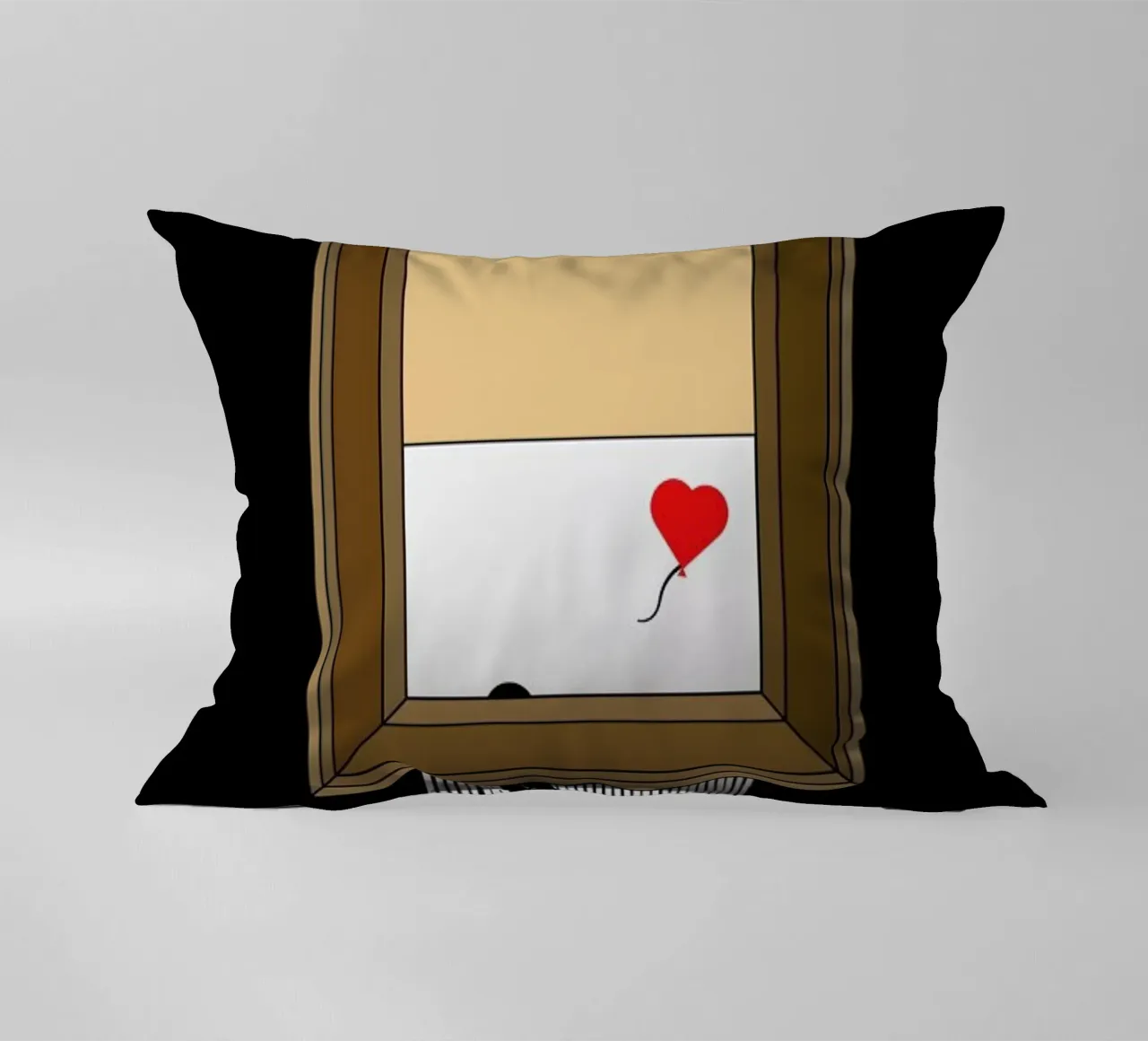 Banksy Shredding cuscino da Viktor Hertz