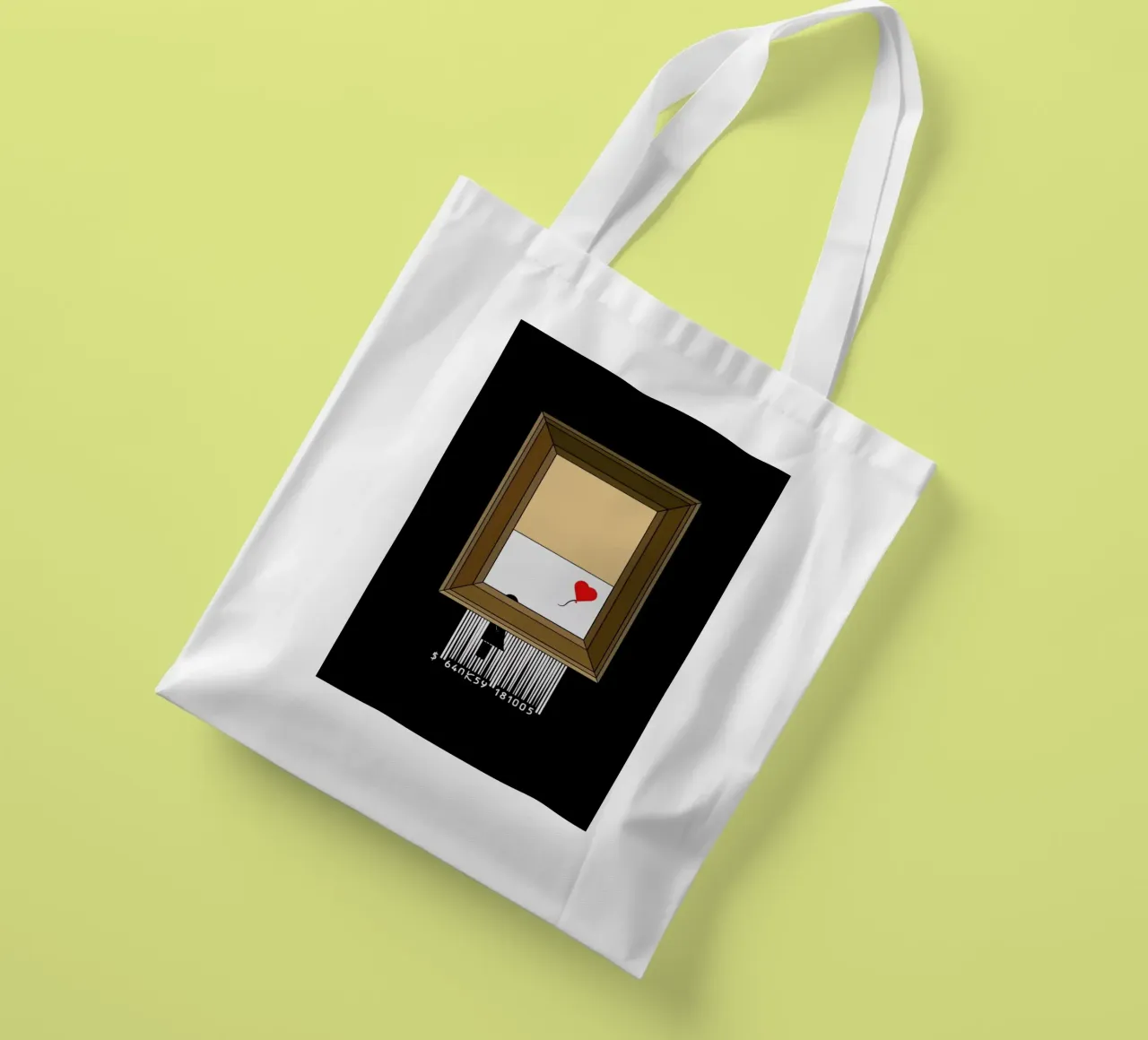 Banksy Shredding borsa in juta da Viktor Hertz
