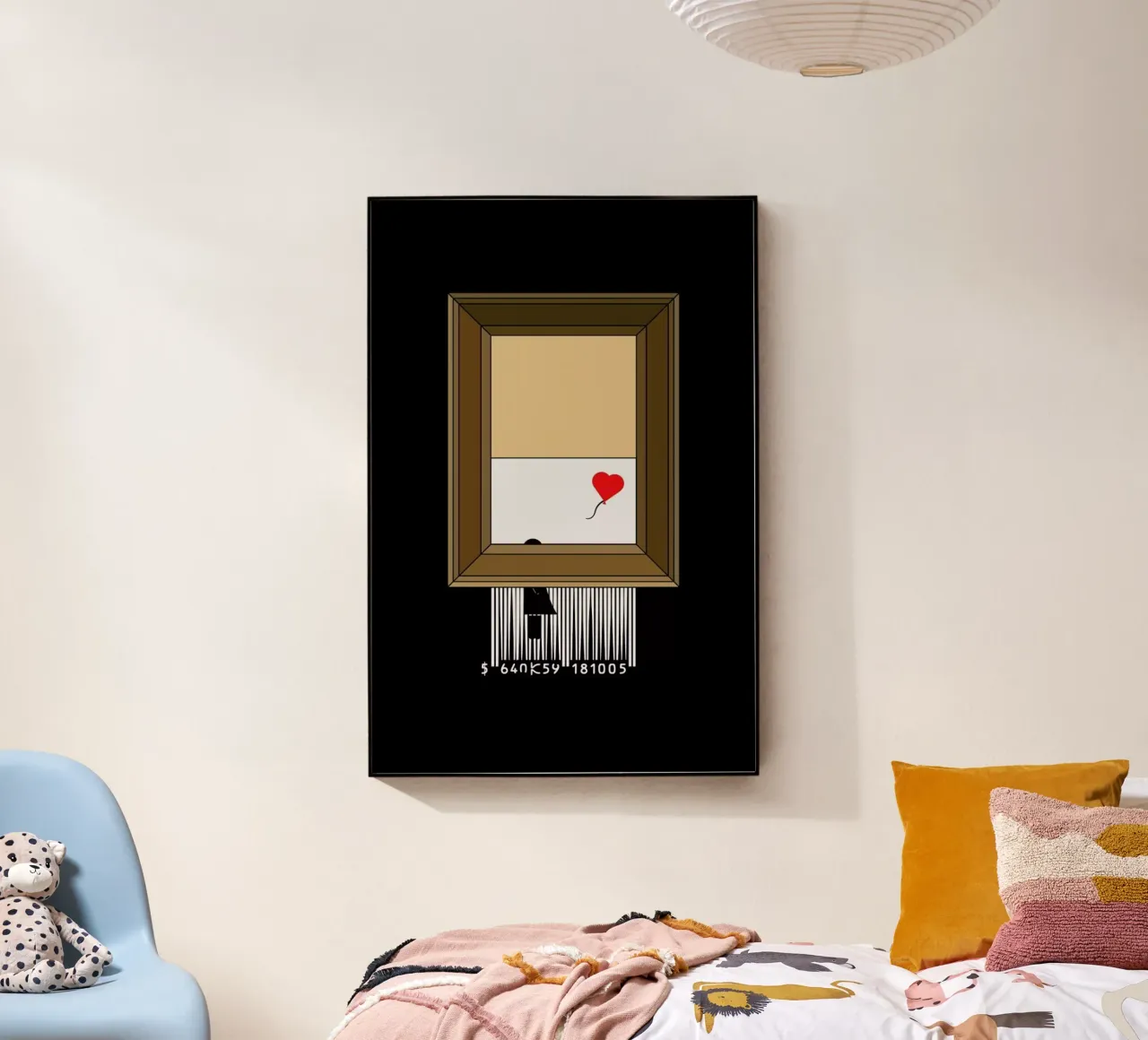 Banksy Shredding plexiglass da Viktor Hertz