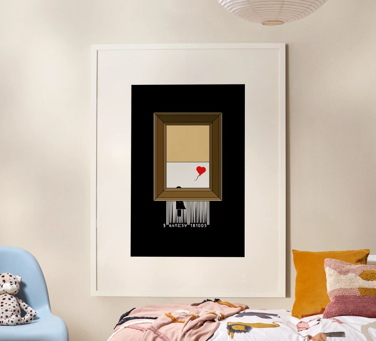 Banksy Shredding Poster von Viktor Hertz