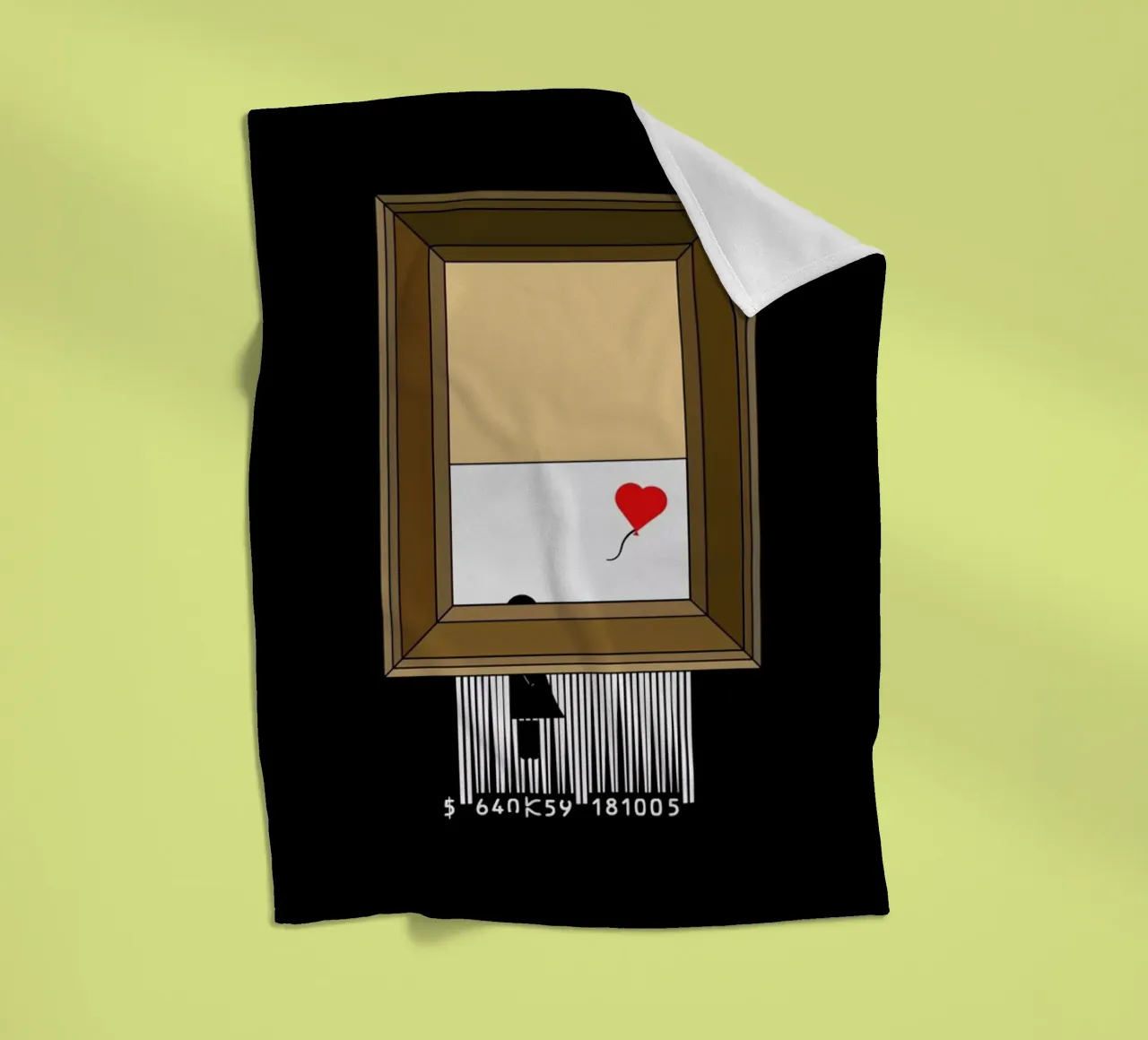 Banksy Shredding coperta in pile da Viktor Hertz