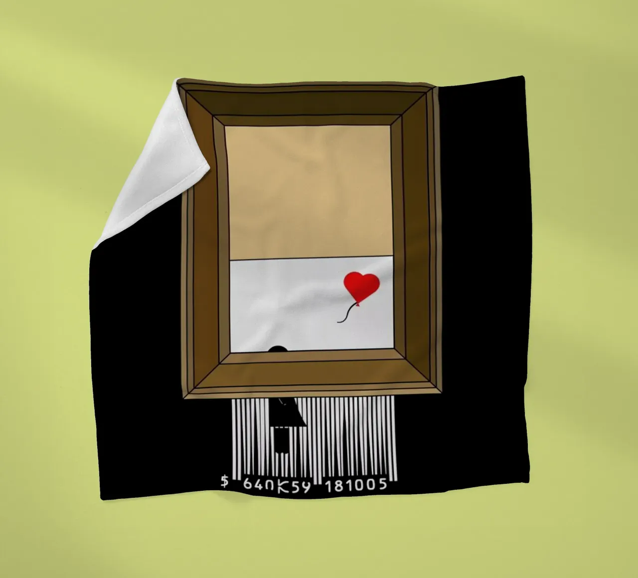 Banksy Shredding coperta in pile da Viktor Hertz