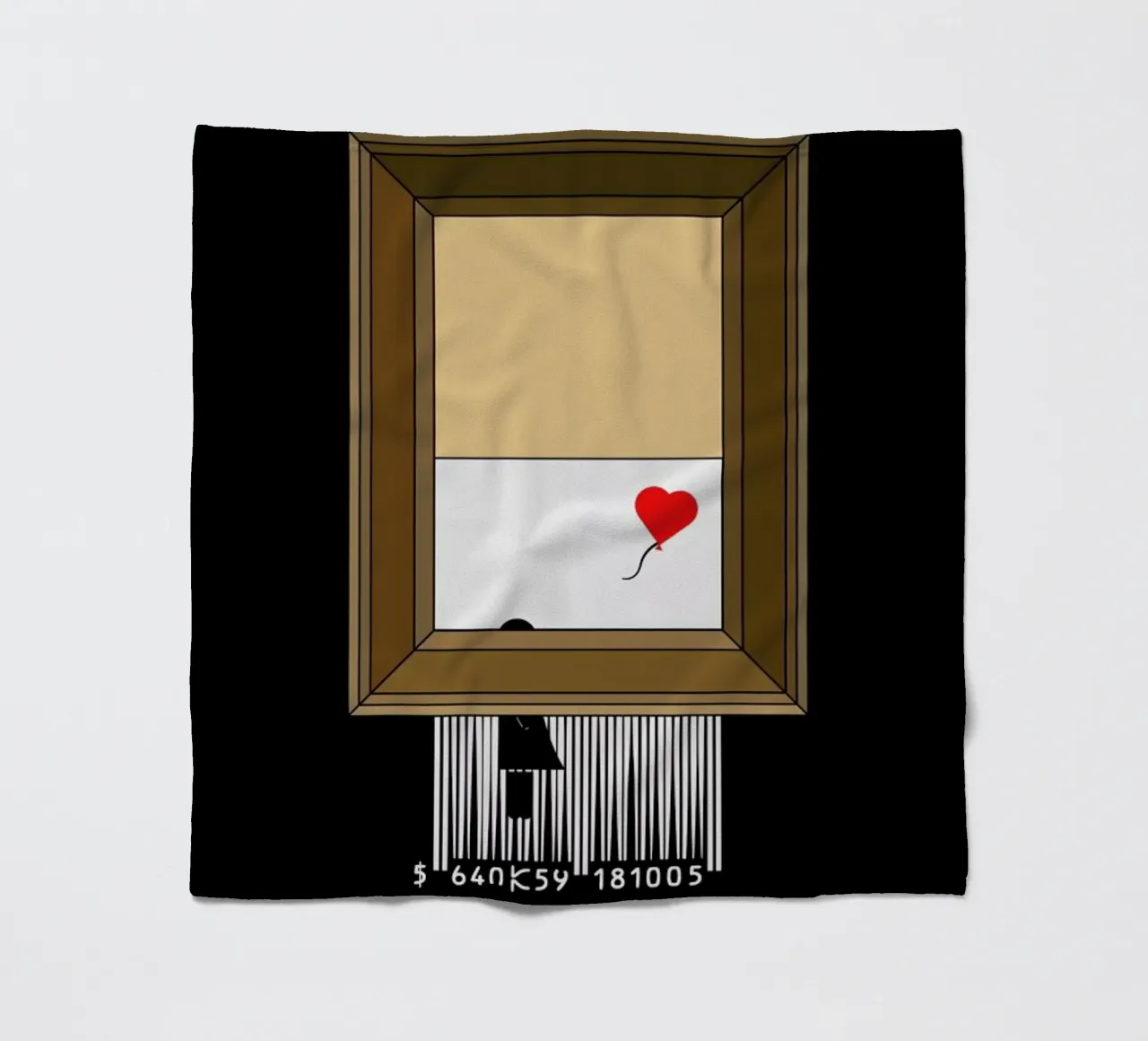Banksy Shredding coperta in pile da Viktor Hertz