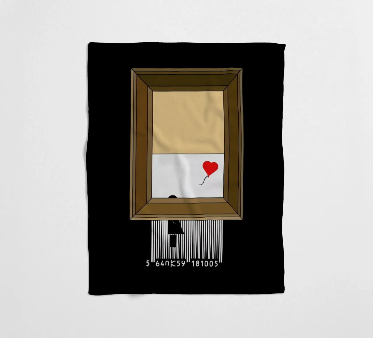 Banksy Shredding coperta in pile da Viktor Hertz