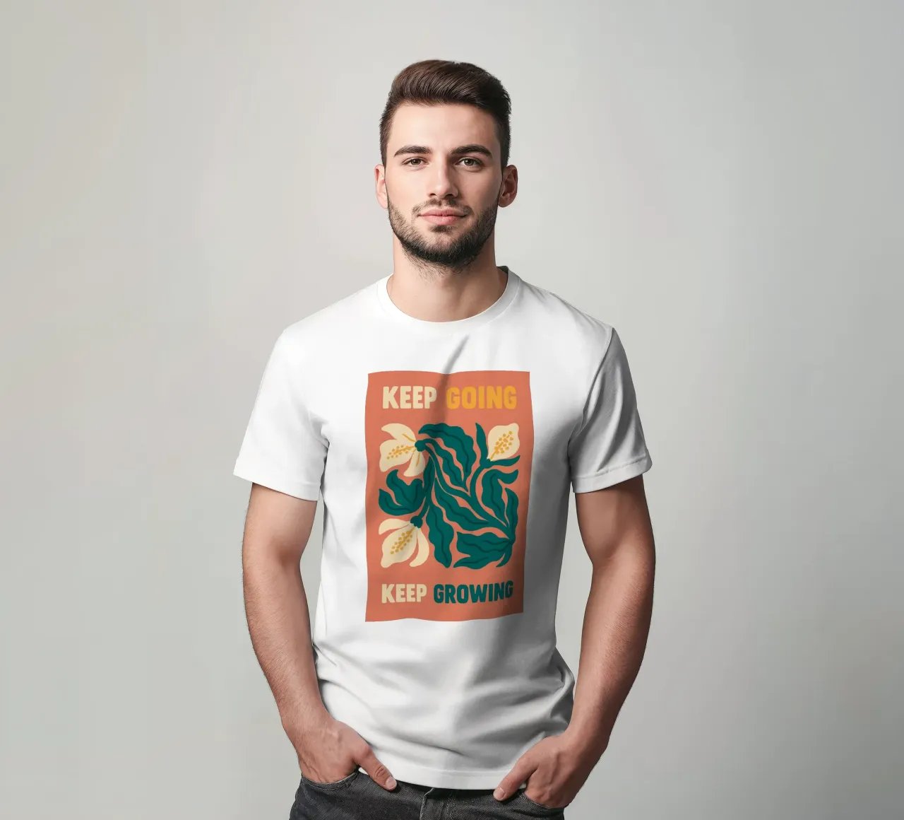 Grow Through What You Go Through t-shirt da QuooodZ by MooodzArt