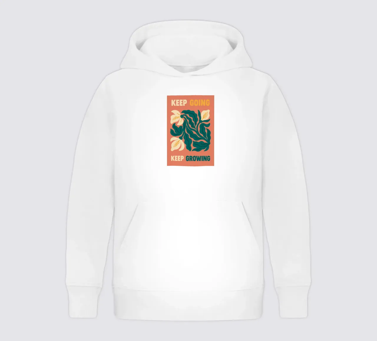 Grow Through What You Go Through felpa bambino con cappuccio da QuooodZ by MooodzArt