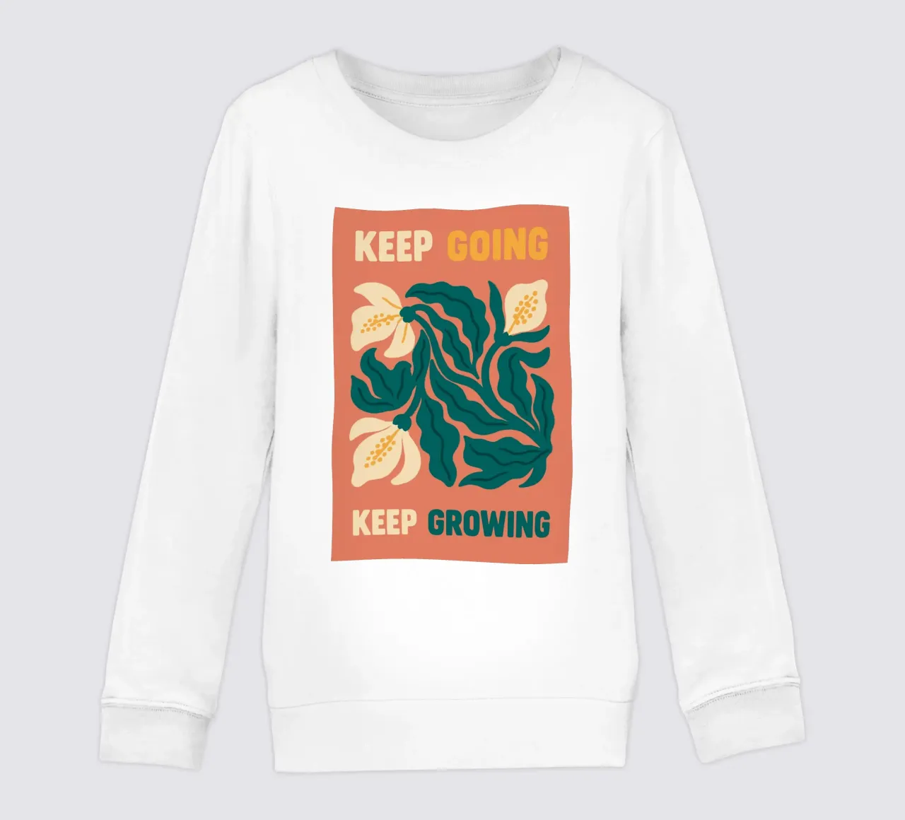 Grow Through What You Go Through felpa bambino da QuooodZ by MooodzArt