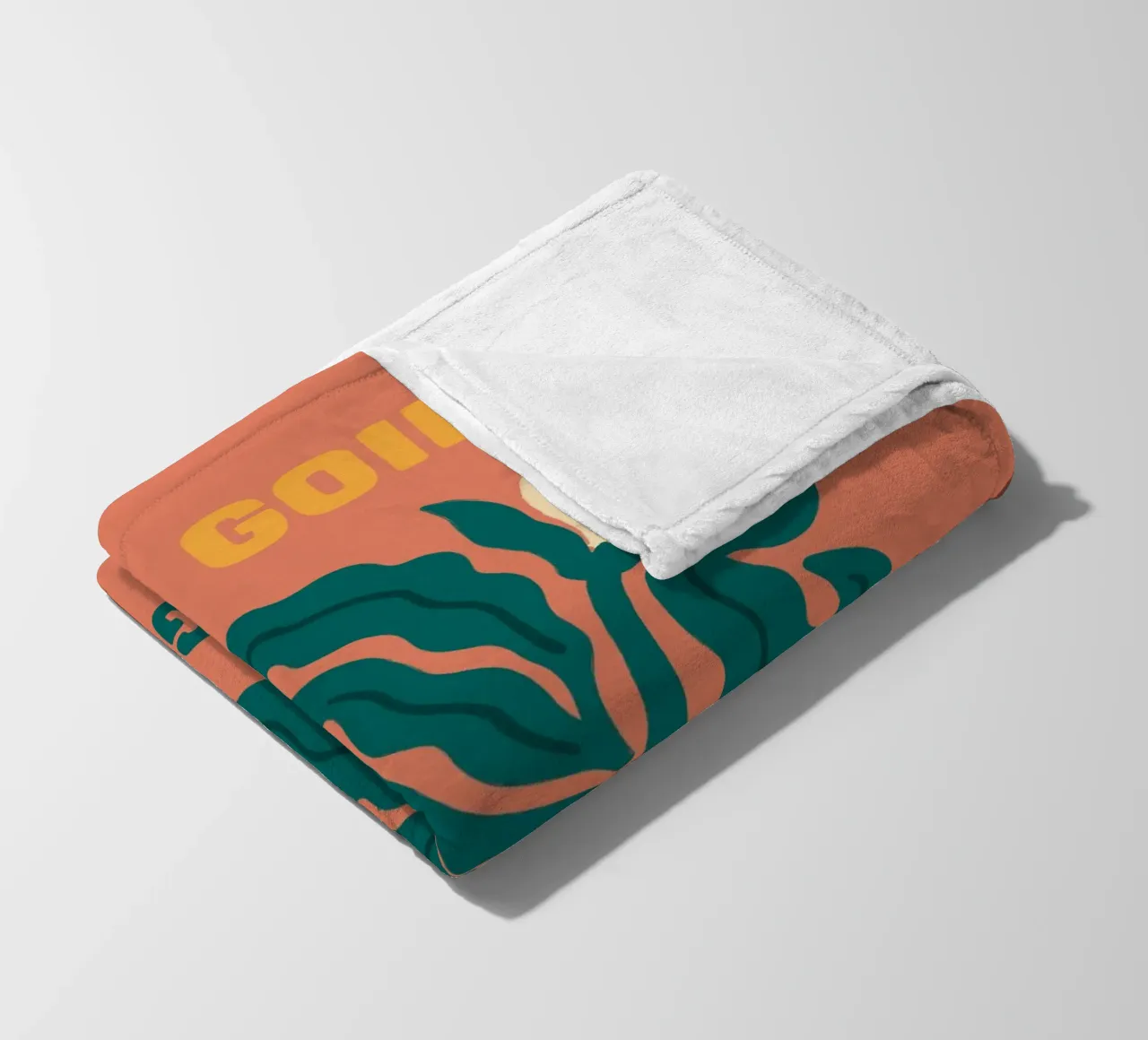 Grow Through What You Go Through coperta in pile da QuooodZ by MooodzArt