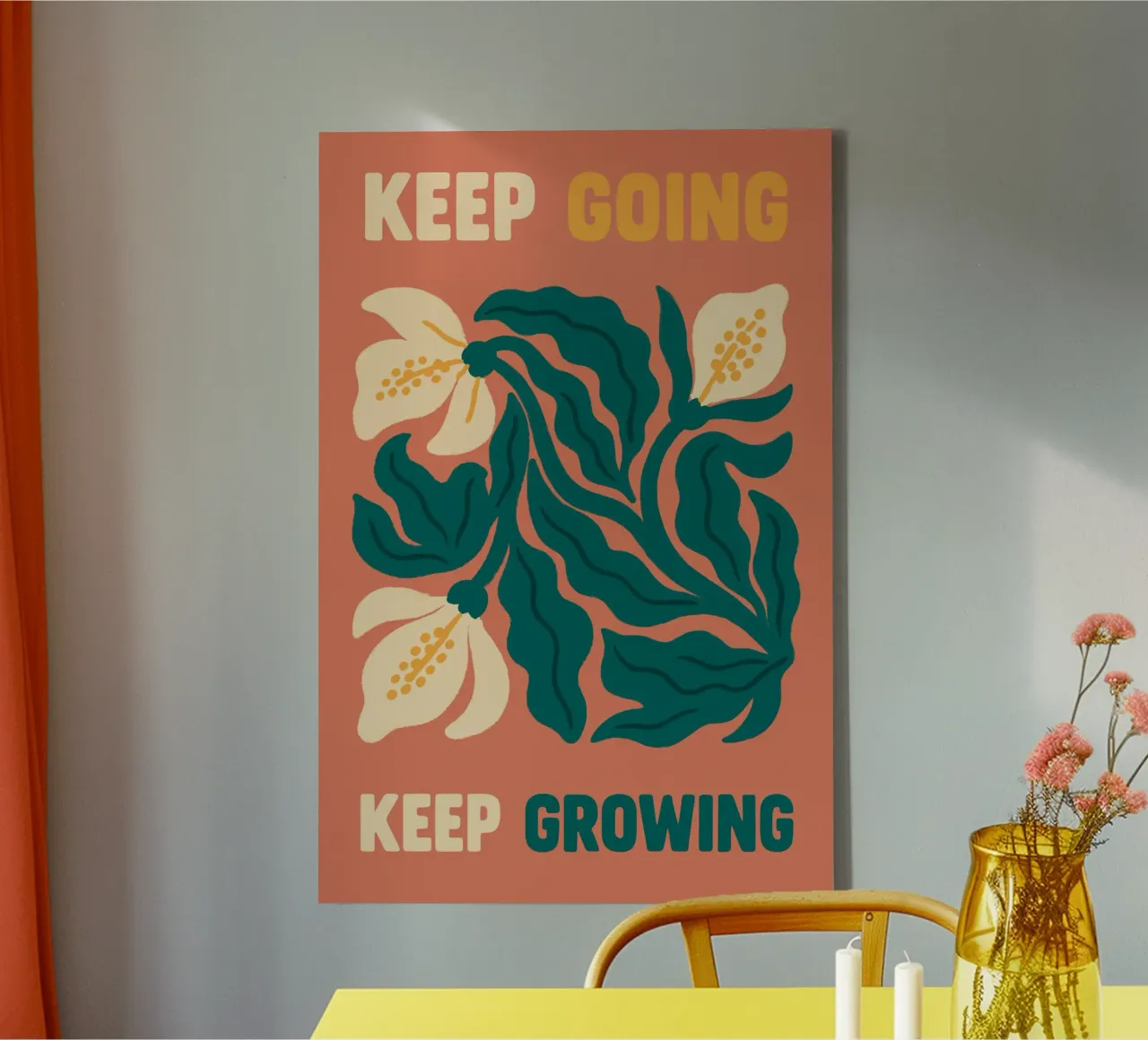 Grow Through What You Go Through tela da QuooodZ by MooodzArt