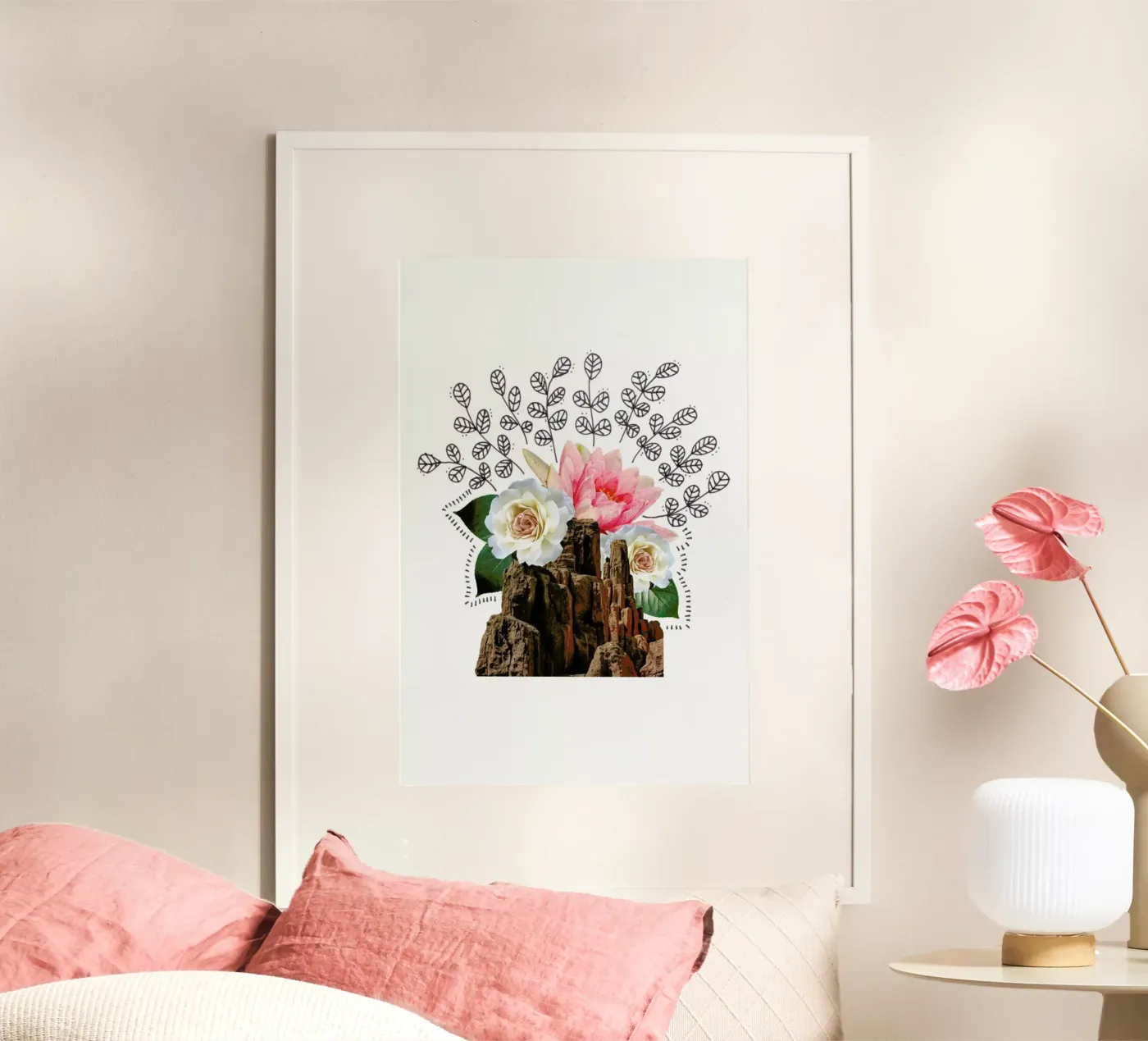 Mountain Collage poster by Miles of Light