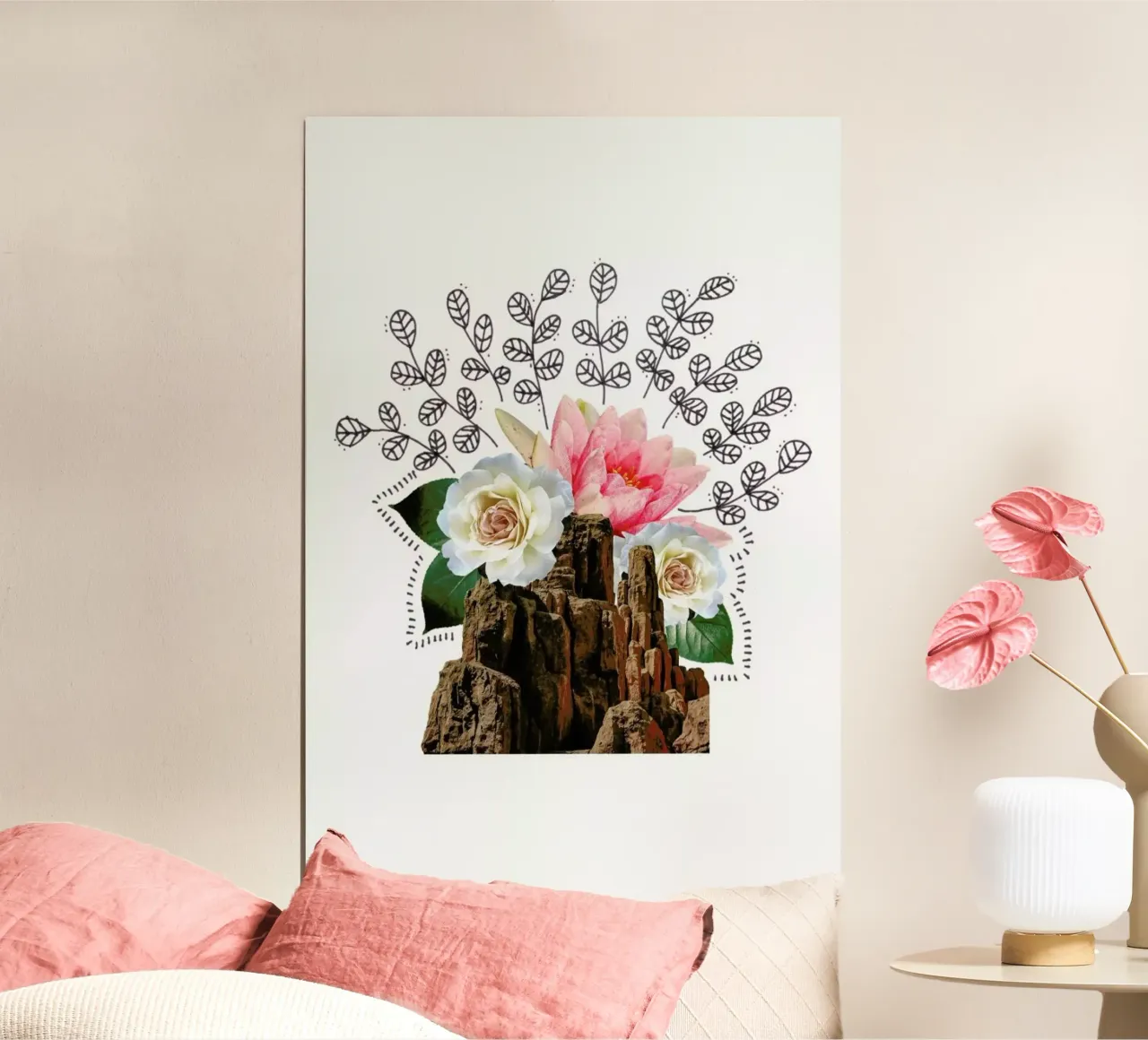 Mountain Collage poster da Miles of Light