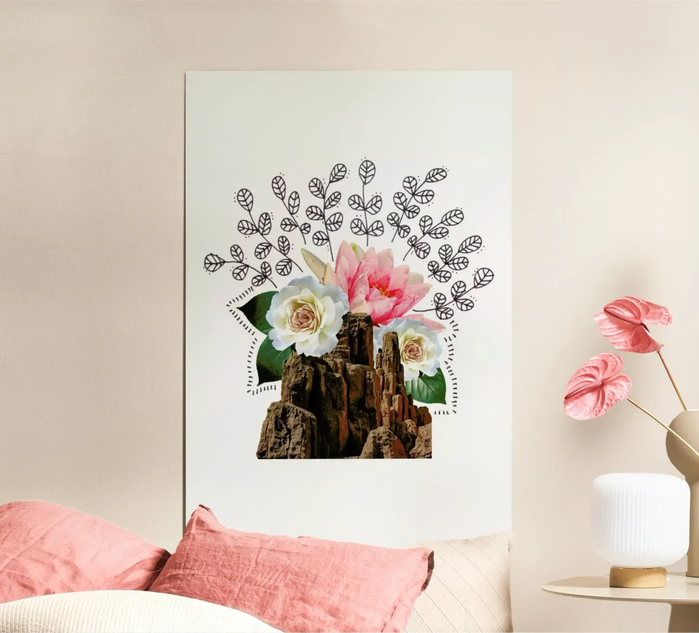 Mountain Collage poster by Miles of Light